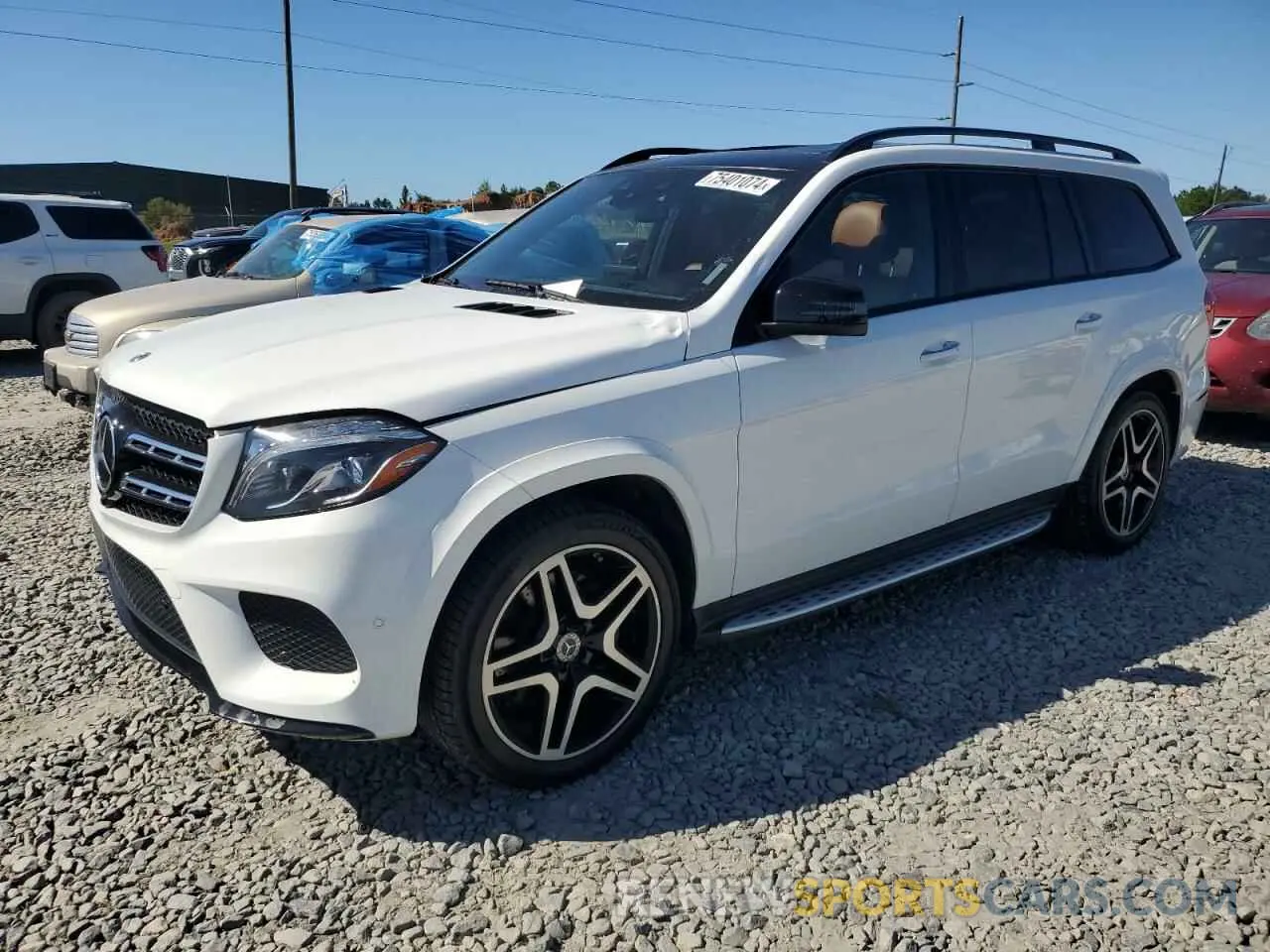 1 Photograph of a damaged car 4JGDF7DE4KB205256 MERCEDES-BENZ GLS-CLASS 2019