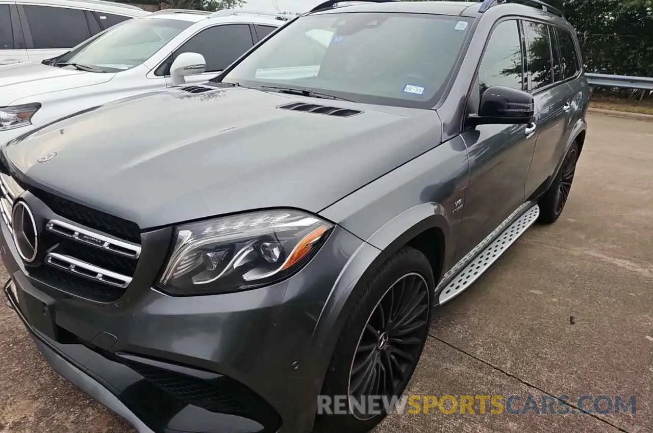 1 Photograph of a damaged car 4JGDF7FE8KB219514 MERCEDES-BENZ GLS-CLASS 2019