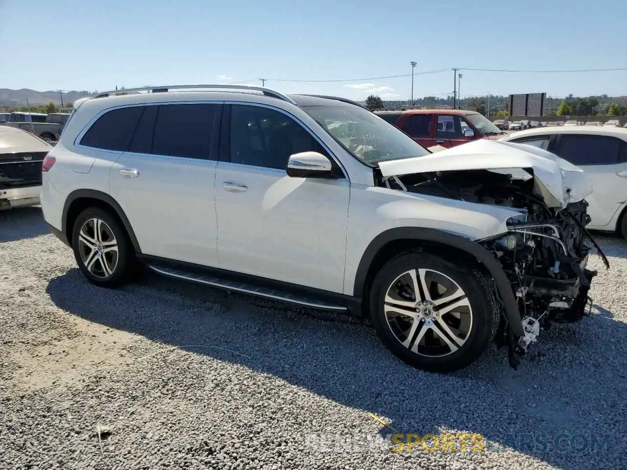 4 Photograph of a damaged car 4JGFF5KE0MA435191 MERCEDES-BENZ GLS-CLASS 2021