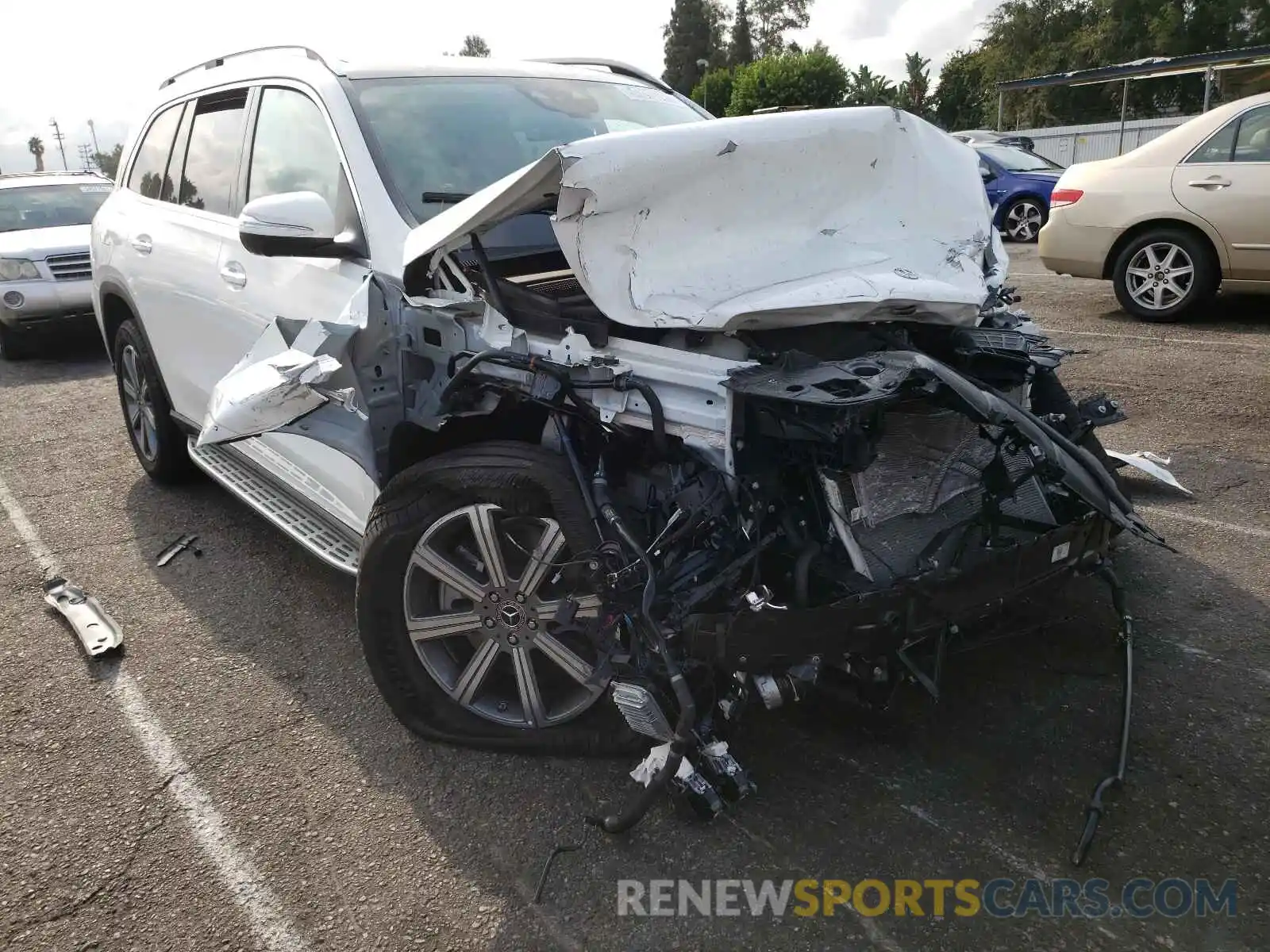 1 Photograph of a damaged car 4JGFF5KE1MA393338 MERCEDES-BENZ GLS-CLASS 2021