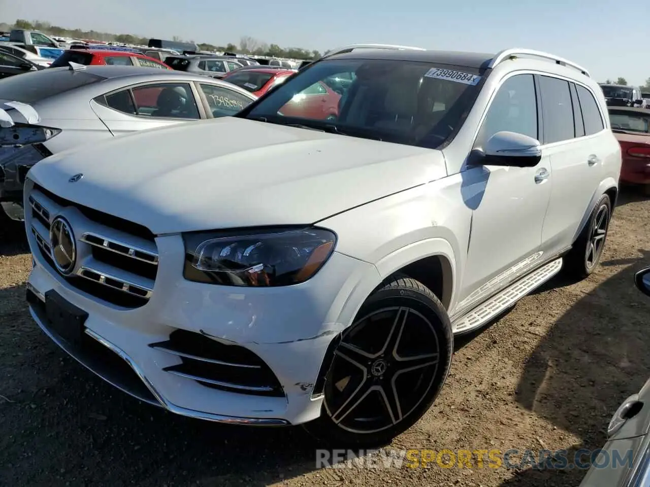 1 Photograph of a damaged car 4JGFF8GE3MA405029 MERCEDES-BENZ GLS-CLASS 2021