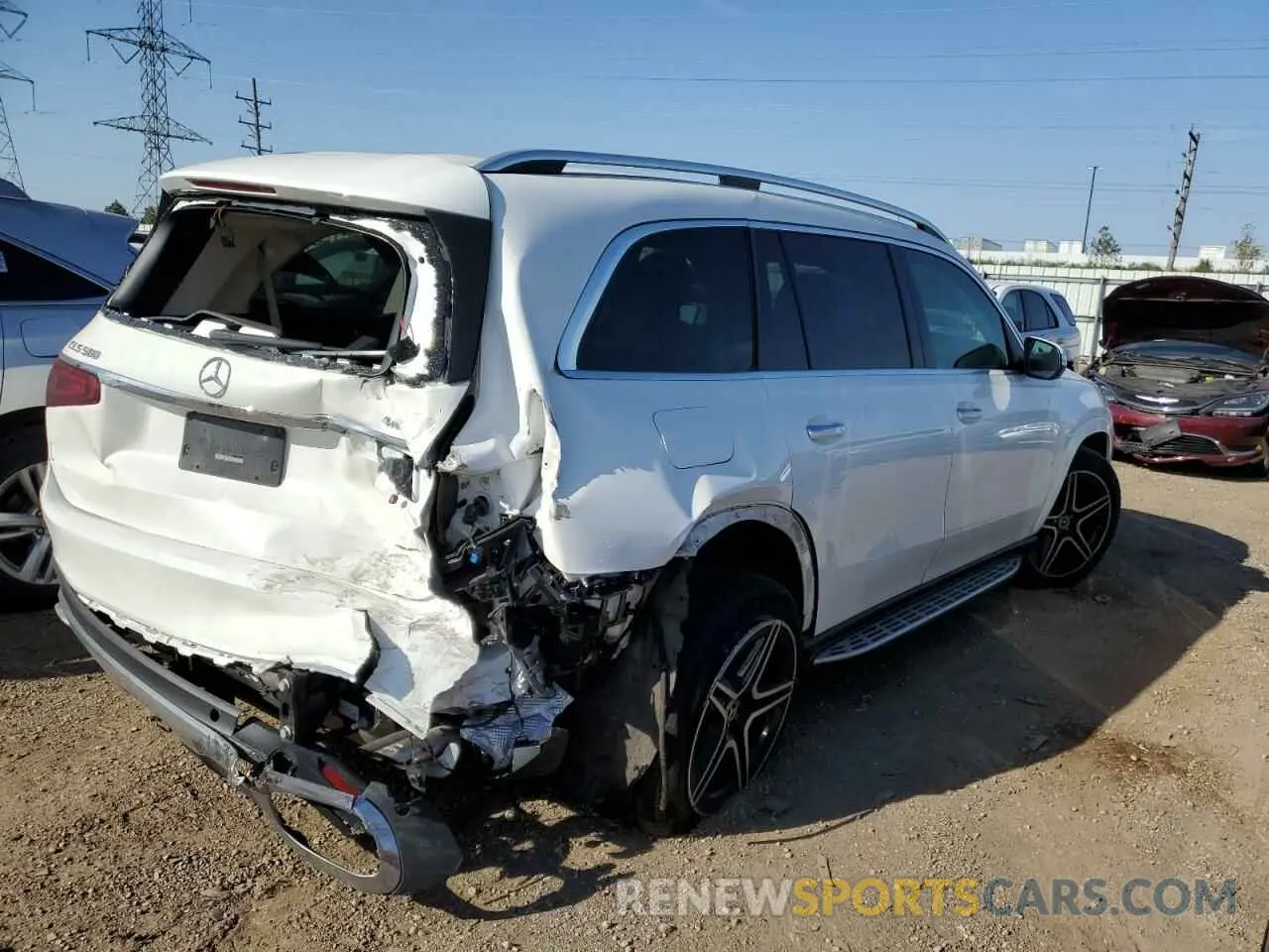 3 Photograph of a damaged car 4JGFF8GE3MA405029 MERCEDES-BENZ GLS-CLASS 2021