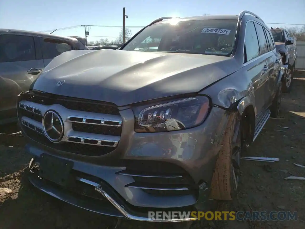 2 Photograph of a damaged car 4JGFF8GE6MA481344 MERCEDES-BENZ GLS-CLASS 2021