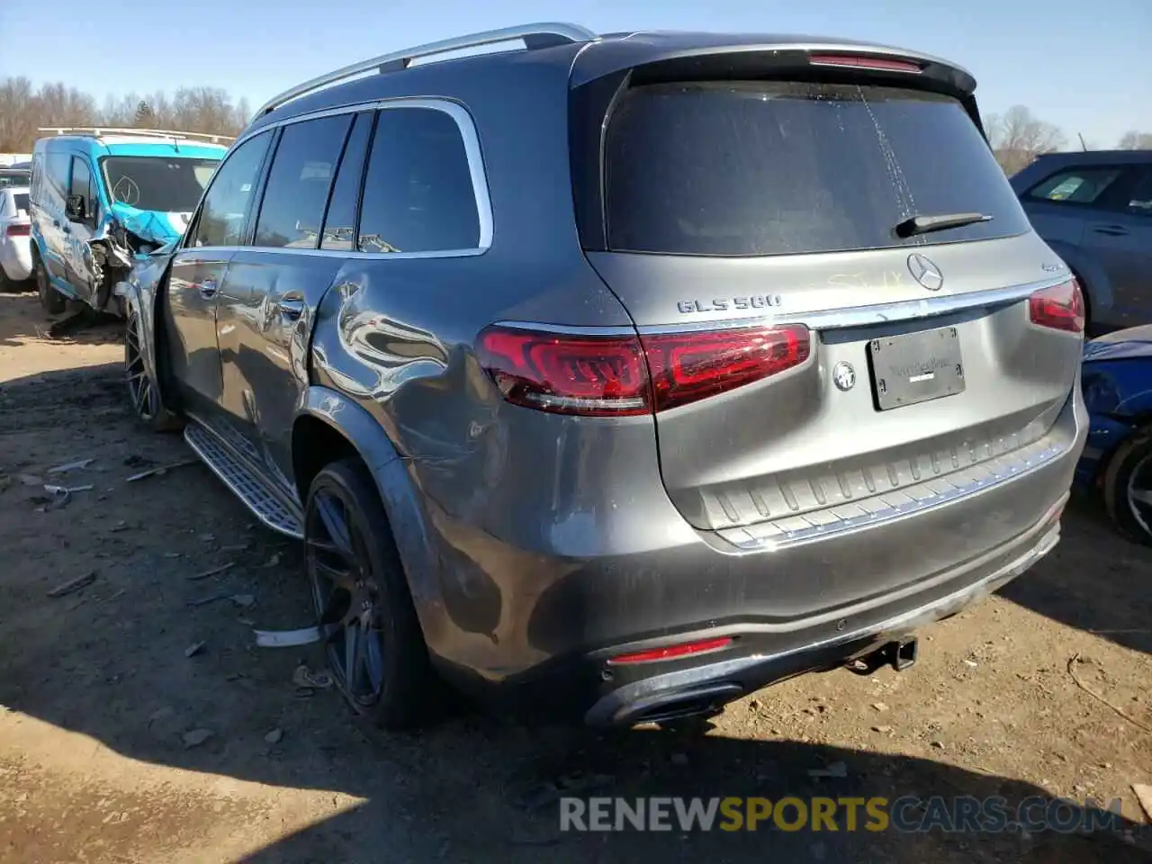 3 Photograph of a damaged car 4JGFF8GE6MA481344 MERCEDES-BENZ GLS-CLASS 2021