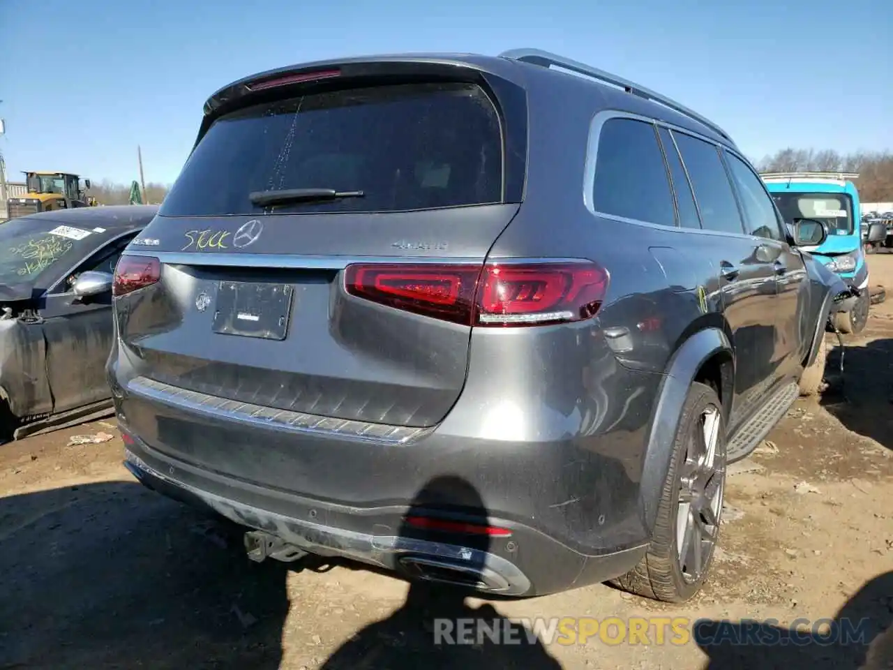 4 Photograph of a damaged car 4JGFF8GE6MA481344 MERCEDES-BENZ GLS-CLASS 2021