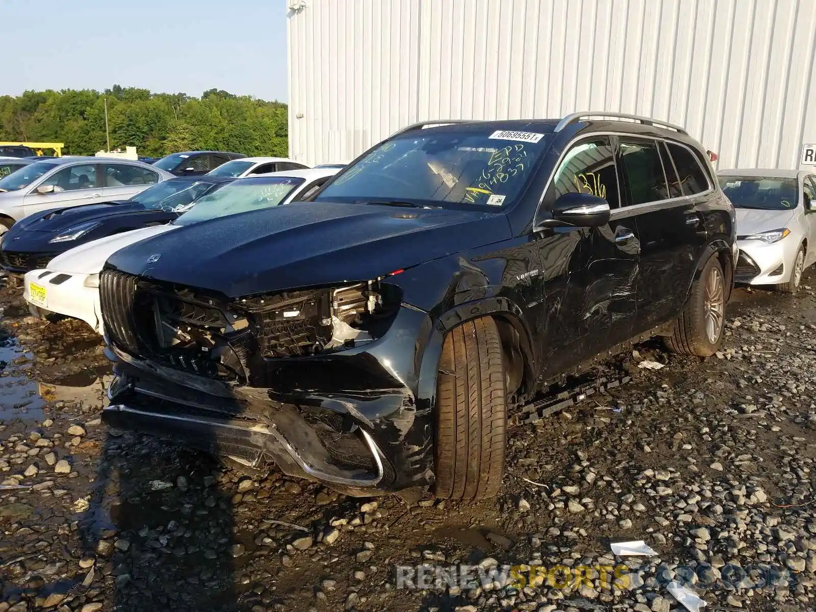 2 Photograph of a damaged car 4JGFF8KE0MA394837 MERCEDES-BENZ GLS-CLASS 2021