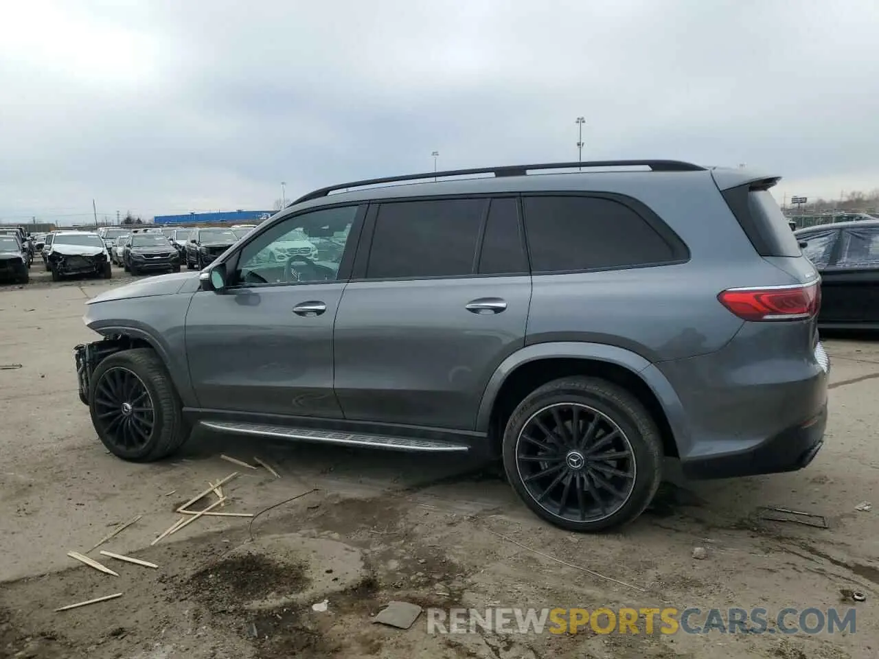 2 Photograph of a damaged car 4JGFF8KE2MA472213 MERCEDES-BENZ GLS-CLASS 2021