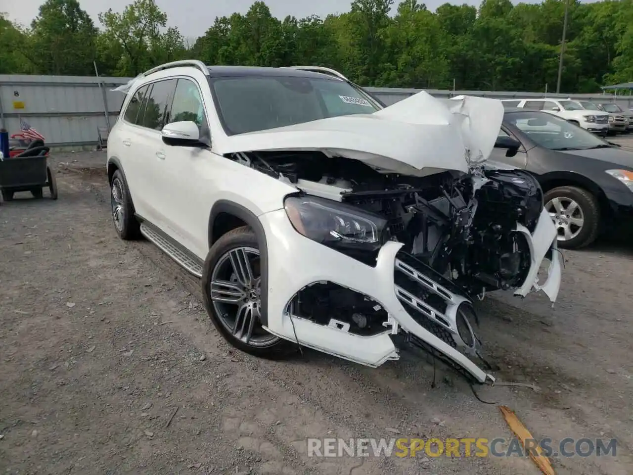 1 Photograph of a damaged car 4JGFF5KE5NA609788 MERCEDES-BENZ GLS-CLASS 2022