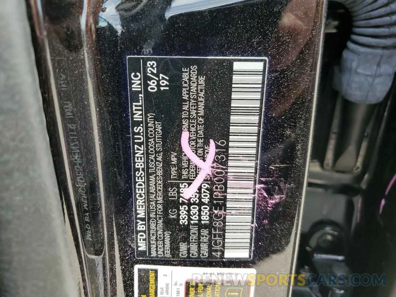 12 Photograph of a damaged car 4JGFF8GE1PB007316 MERCEDES-BENZ GLS-CLASS 2023