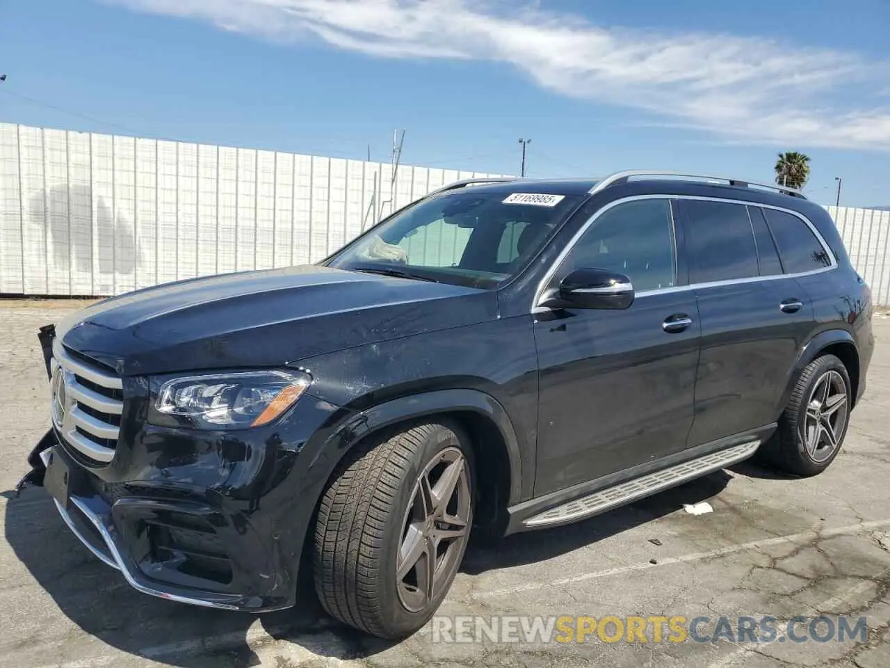 1 Photograph of a damaged car 4JGFF5KE0SB368048 MERCEDES-BENZ GLS-CLASS 2025