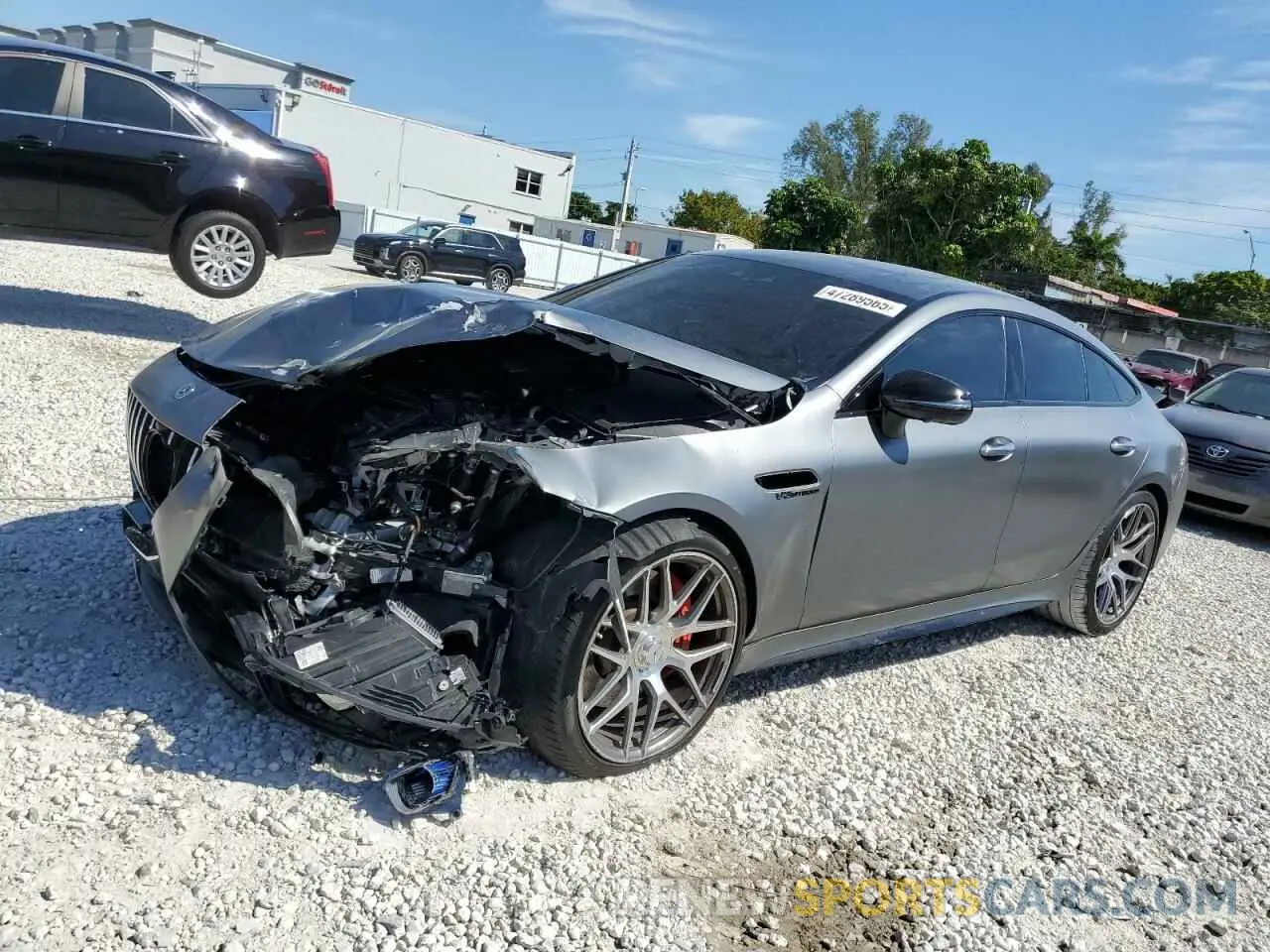1 Photograph of a damaged car WDD7X8JB0KA006506 MERCEDES-BENZ GT-CLASS 2019