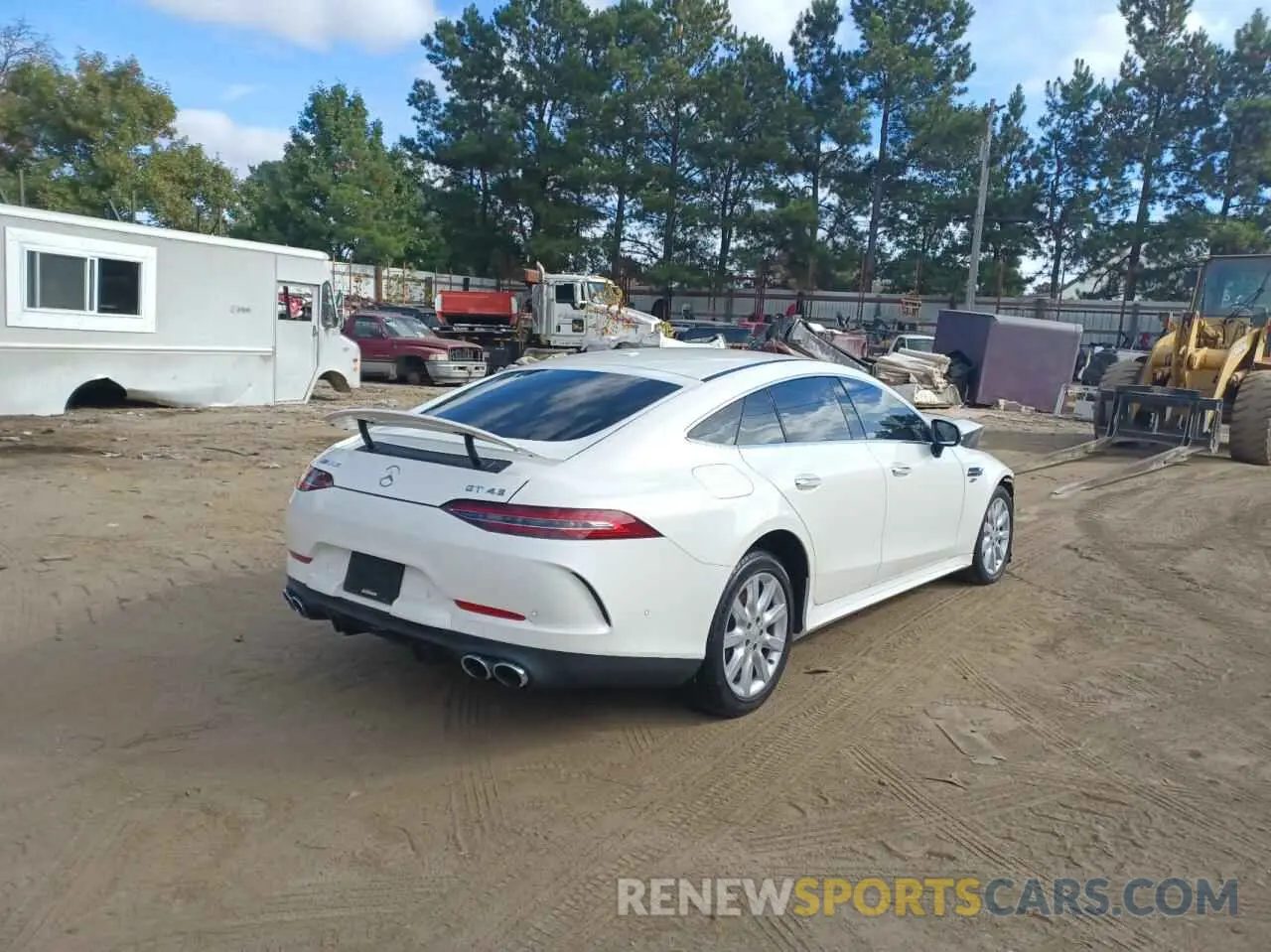 4 Photograph of a damaged car W1K7X5KB3MA037250 MERCEDES-BENZ GT-CLASS 2021