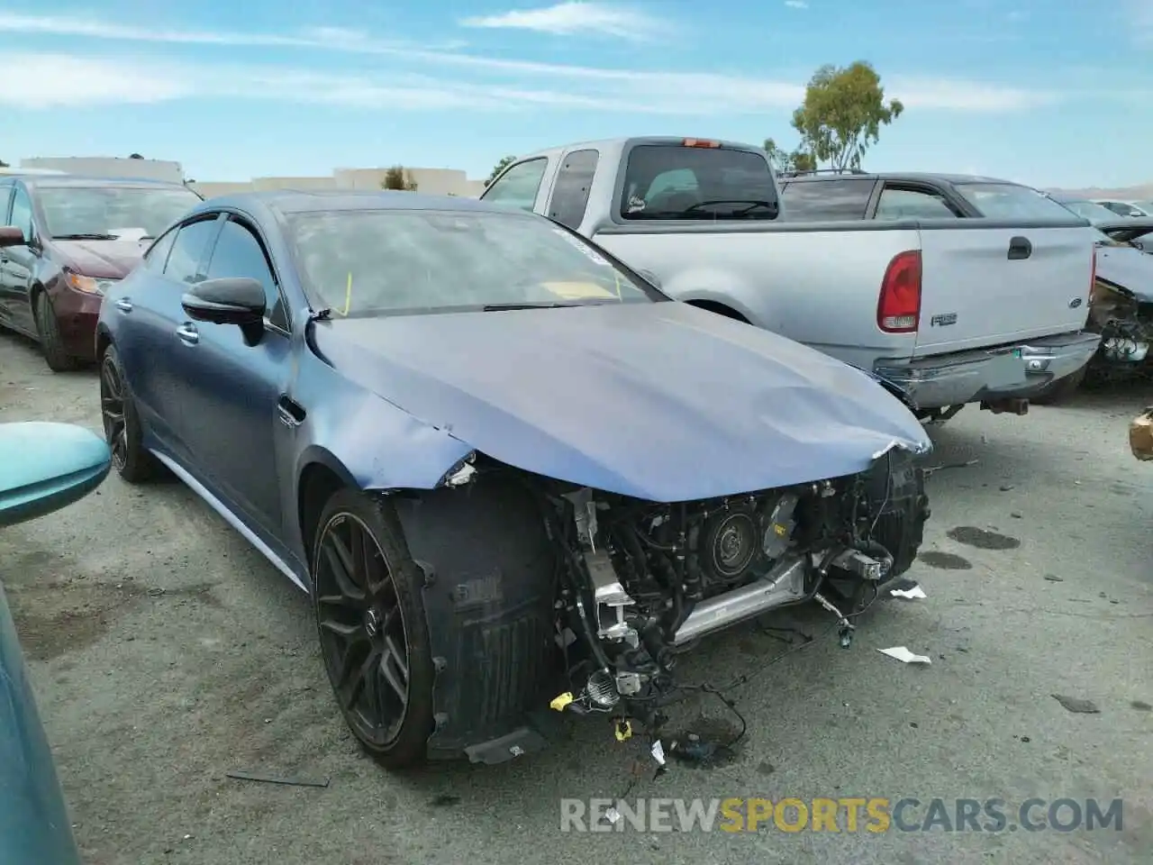 1 Photograph of a damaged car W1K7X5KB6MA037548 MERCEDES-BENZ GT-CLASS 2021