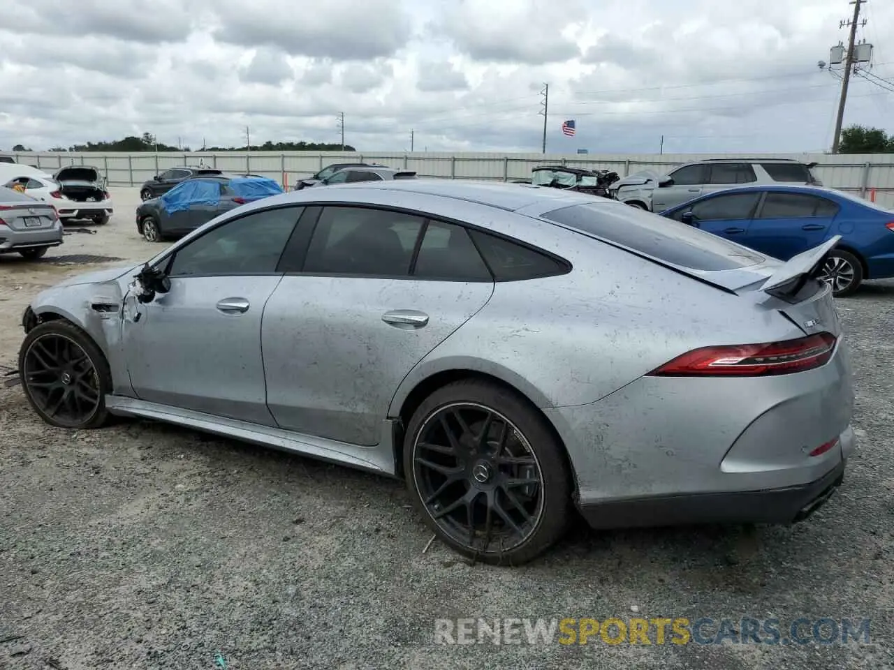 2 Photograph of a damaged car W1K7X6BB8MA037458 MERCEDES-BENZ GT-CLASS 2021