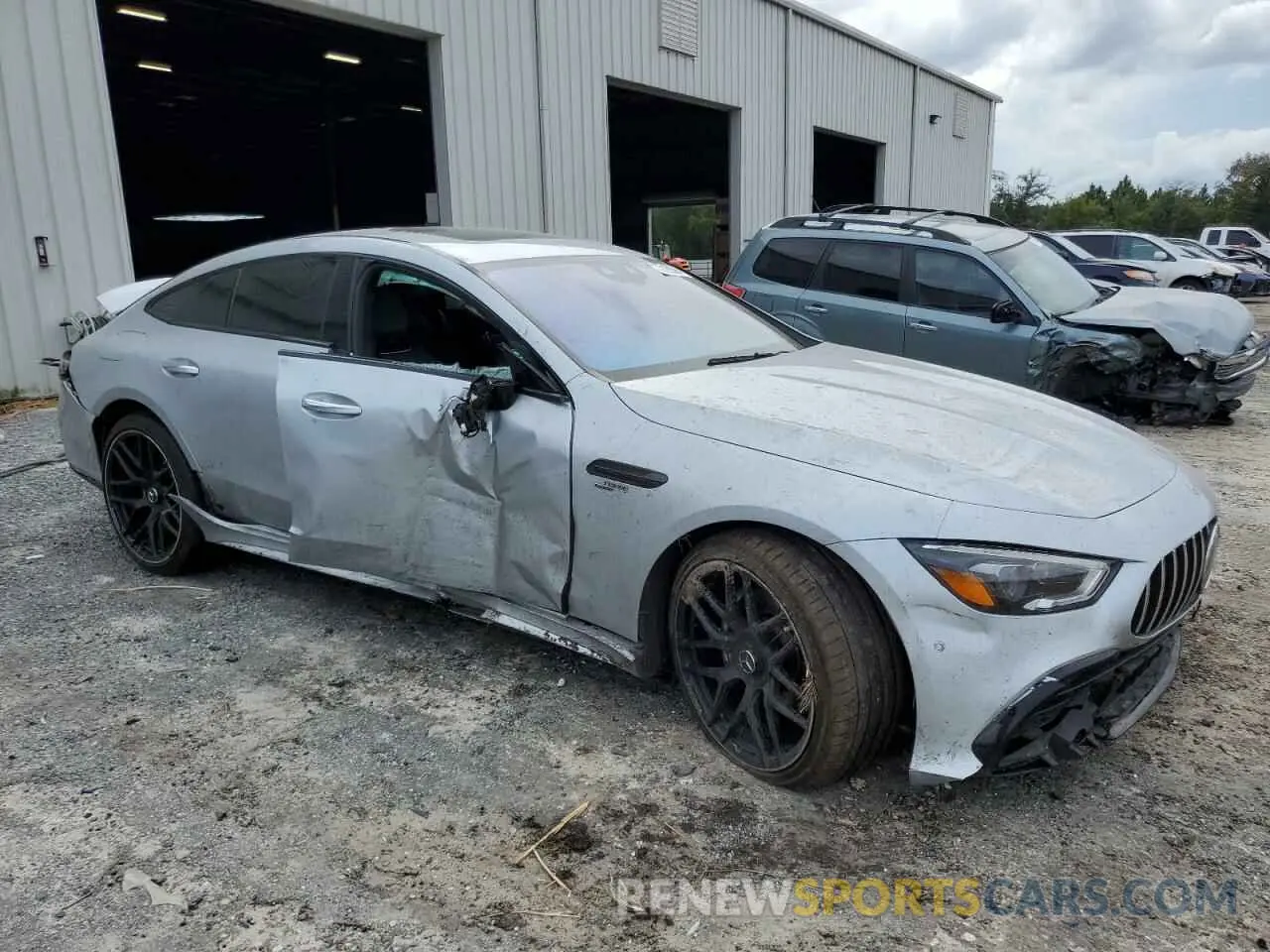4 Photograph of a damaged car W1K7X6BB8MA037458 MERCEDES-BENZ GT-CLASS 2021