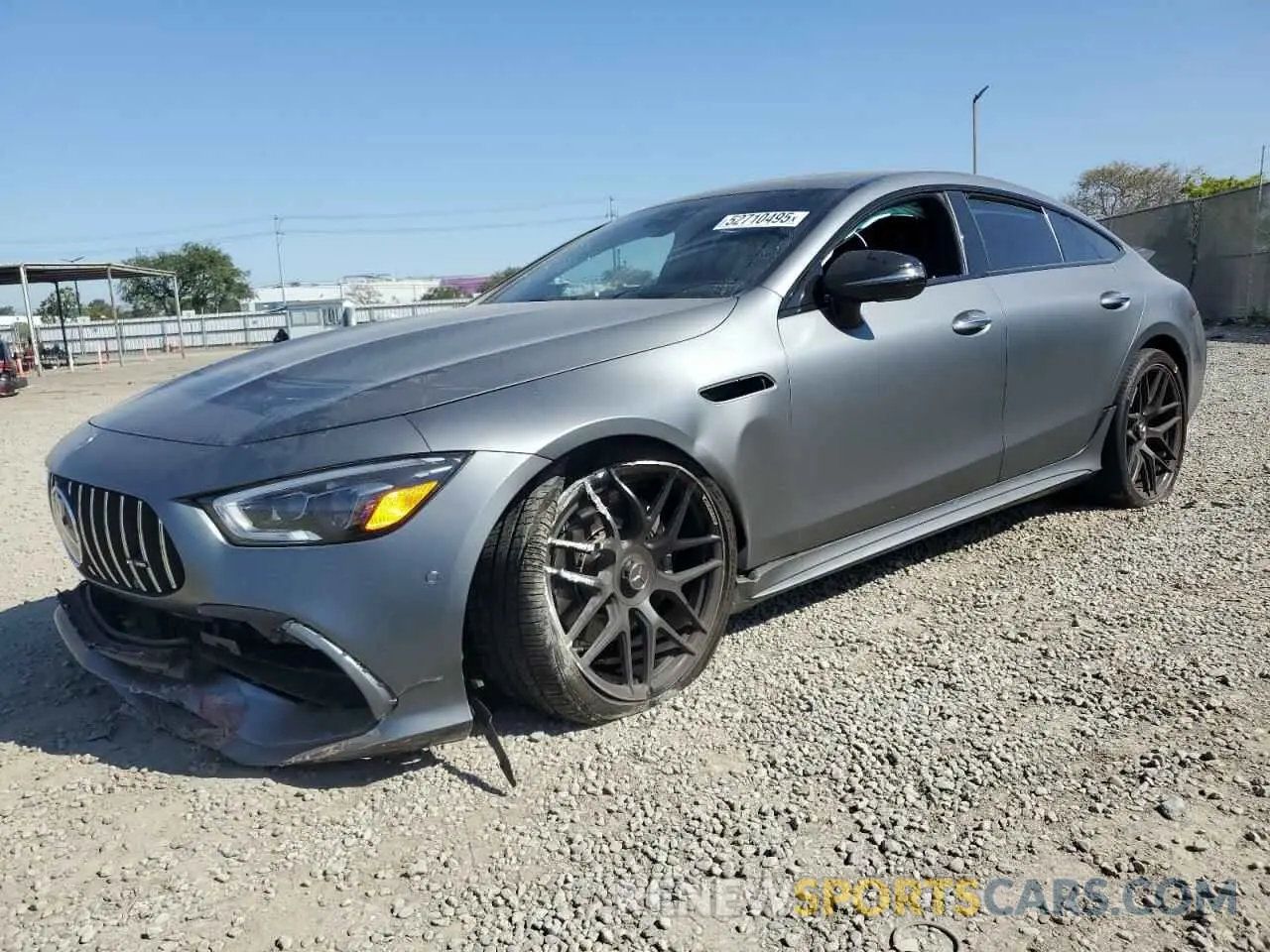 1 Photograph of a damaged car W1K7X6BB8MA037802 MERCEDES-BENZ GT-CLASS 2021
