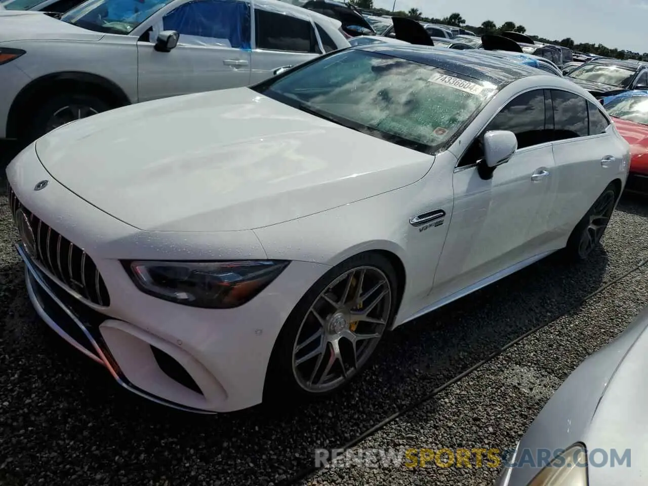 1 Photograph of a damaged car W1K7X8KB5MA037610 MERCEDES-BENZ GT-CLASS 2021