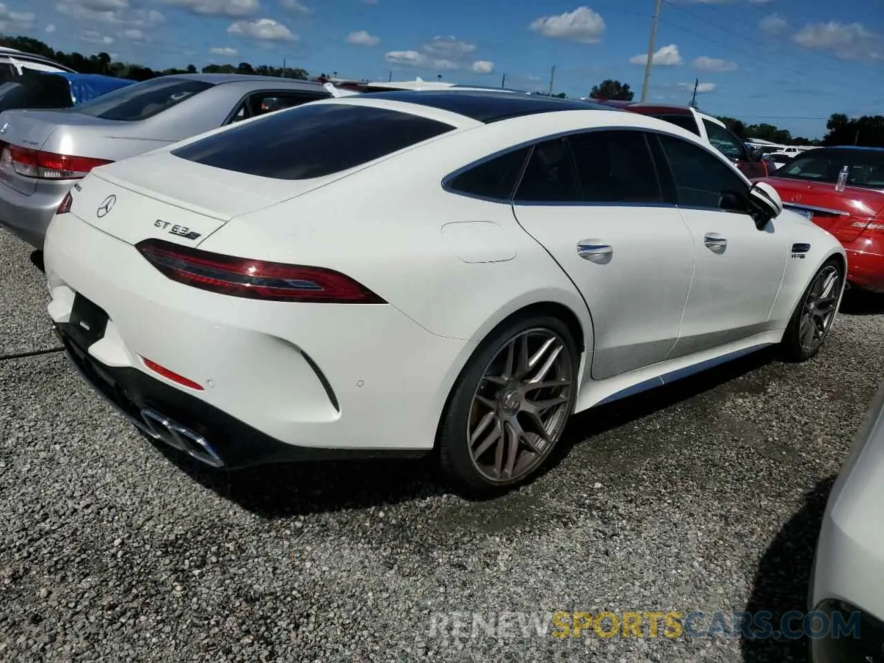 3 Photograph of a damaged car W1K7X8KB5MA037610 MERCEDES-BENZ GT-CLASS 2021