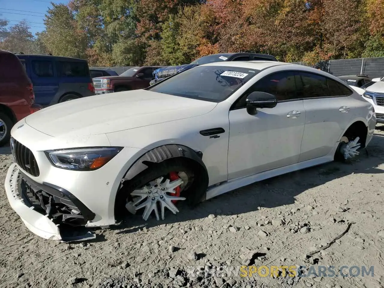 1 Photograph of a damaged car W1K7X5KB0NA053519 MERCEDES-BENZ GT-CLASS 2022