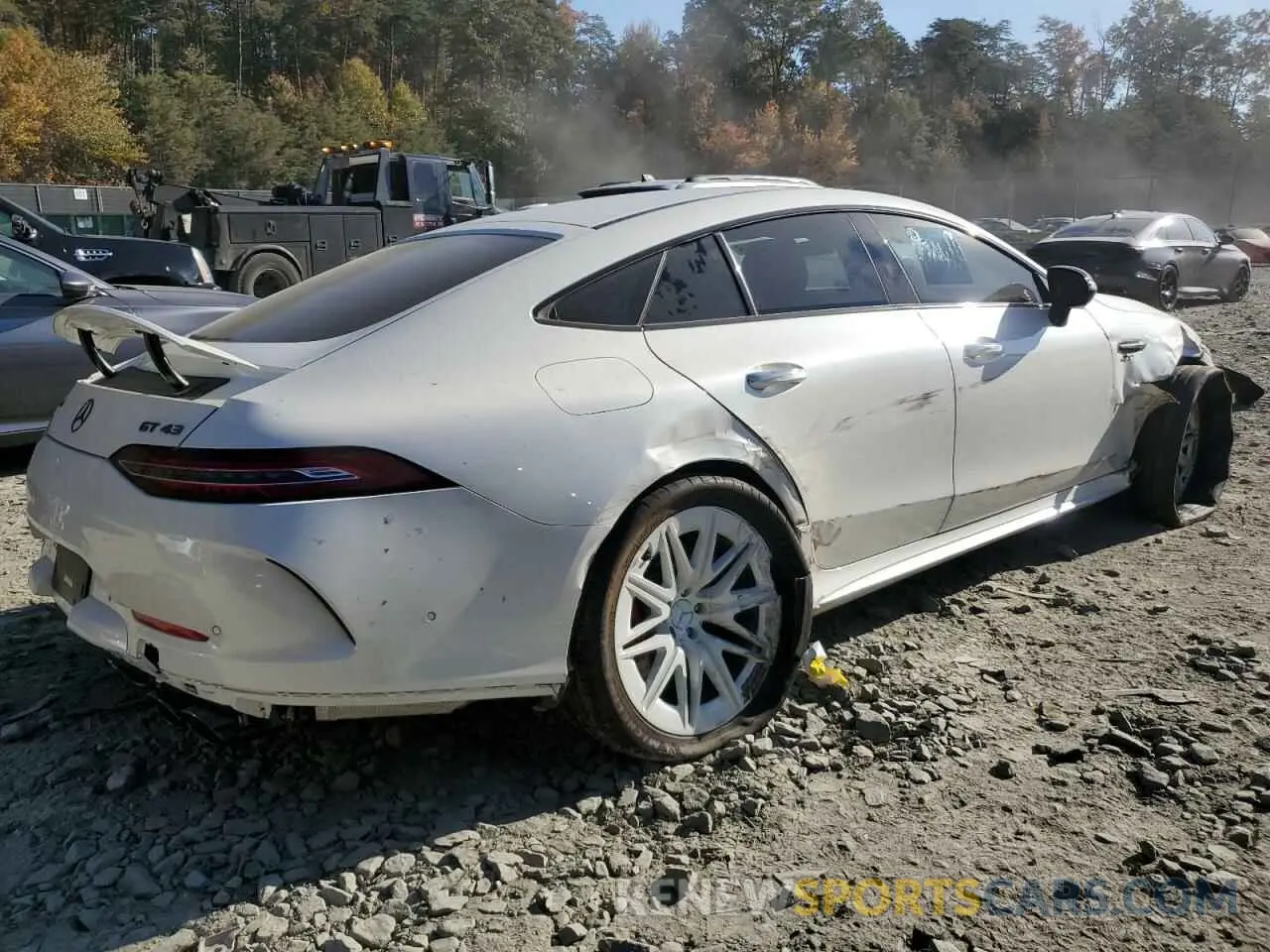 3 Photograph of a damaged car W1K7X5KB0NA053519 MERCEDES-BENZ GT-CLASS 2022