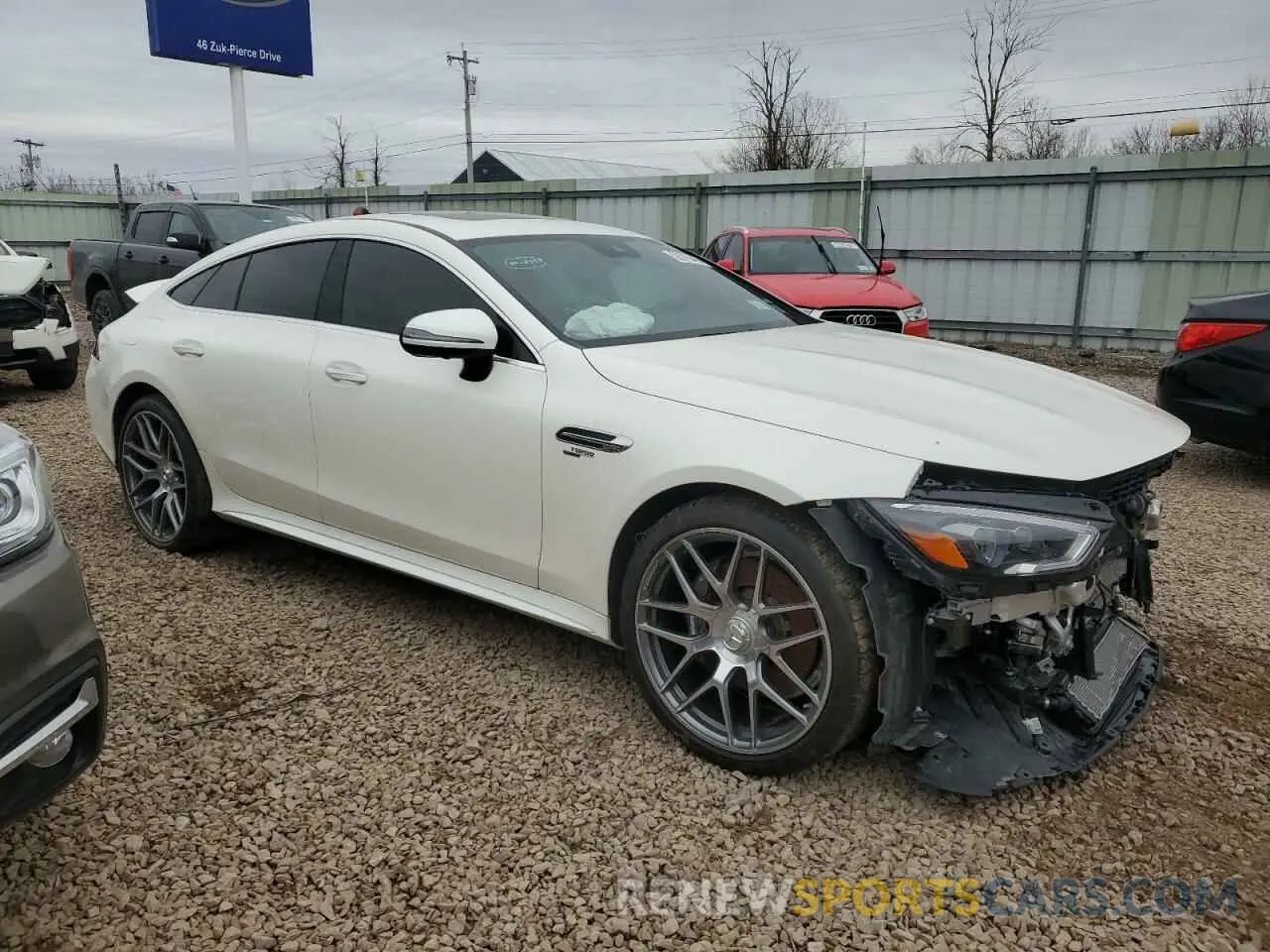 4 Photograph of a damaged car W1K7X5KB9NA054247 MERCEDES-BENZ GT-CLASS 2022