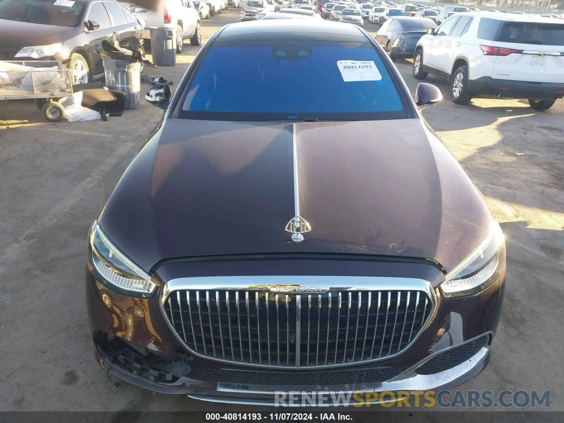 13 Photograph of a damaged car W1K6X7GBXMA023748 MERCEDES-BENZ MAYBACH S 580 2021