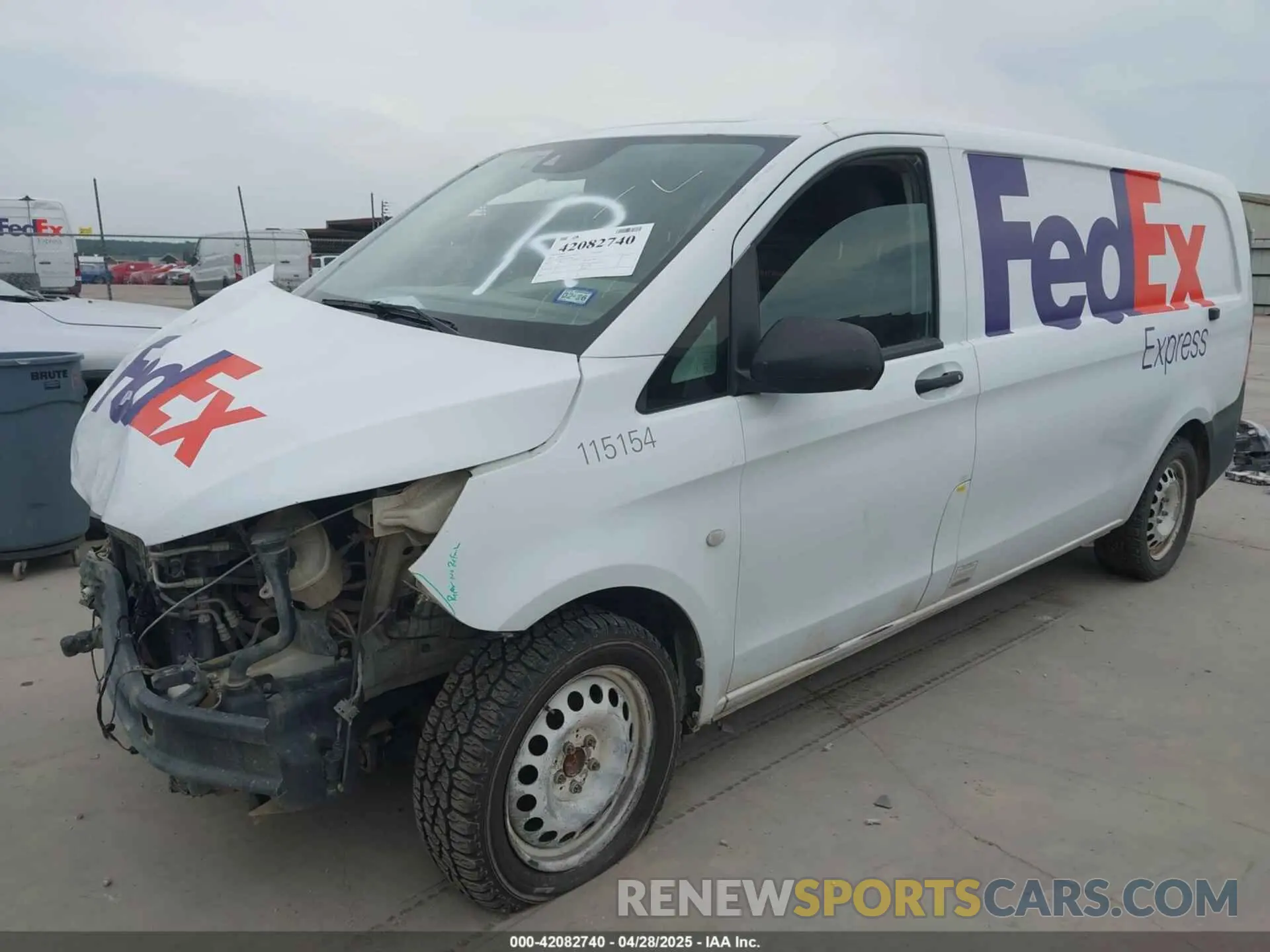 2 Photograph of a damaged car WD3PG3EA3K3533680 MERCEDES-BENZ METRIS 2019