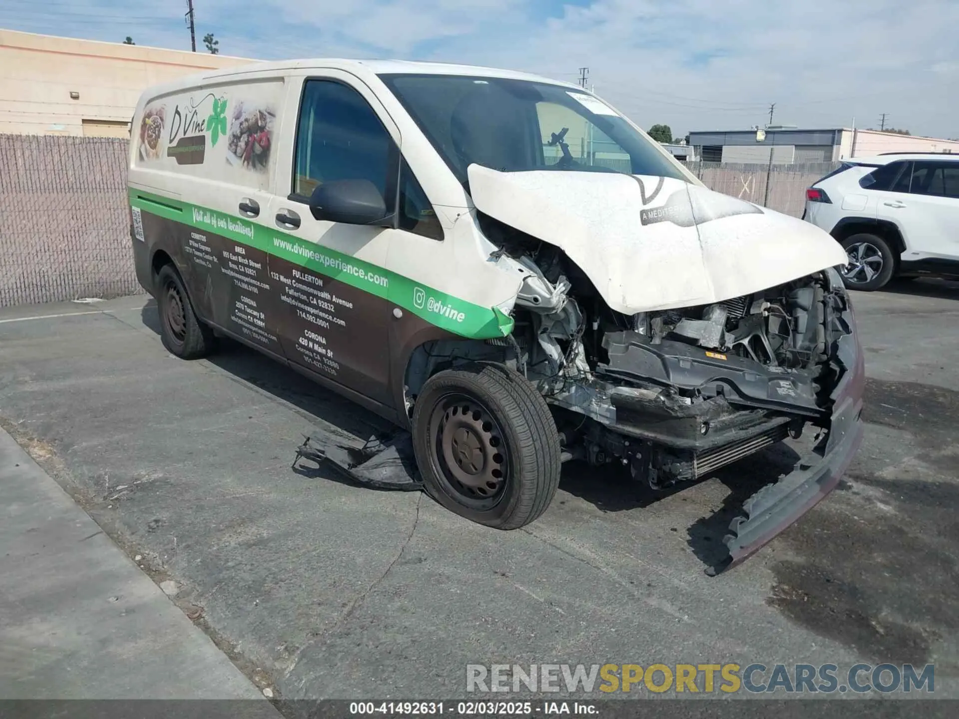 1 Photograph of a damaged car WD3PG2EA2L3670170 MERCEDES-BENZ METRIS 2020