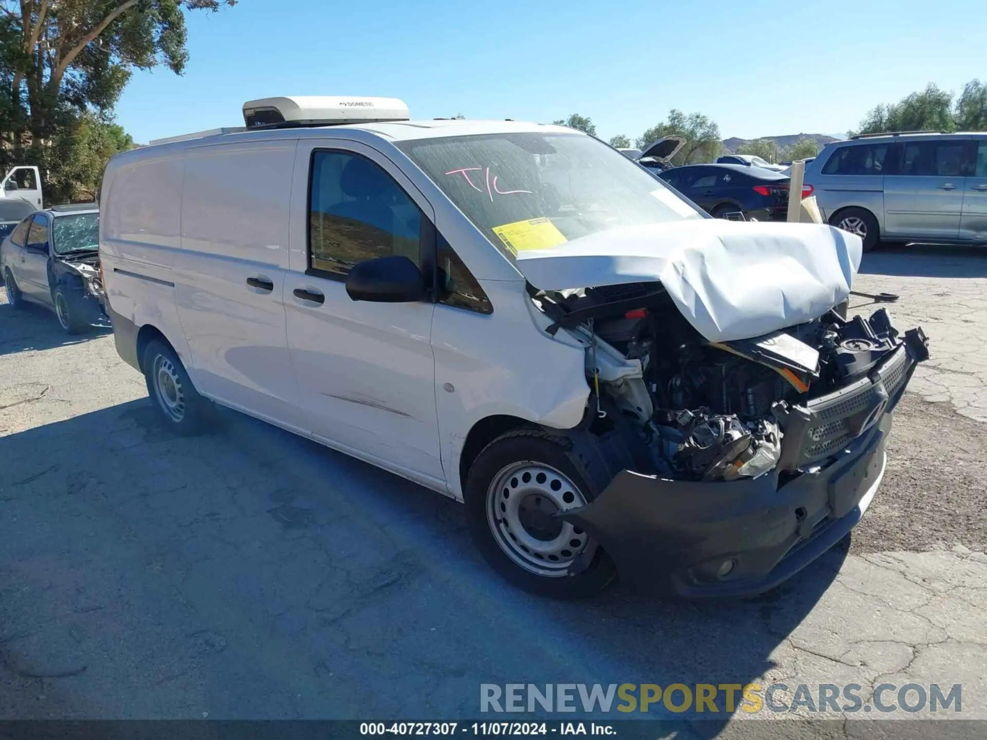 1 Photograph of a damaged car W1YV0BEY2N4149425 MERCEDES-BENZ METRIS 2022