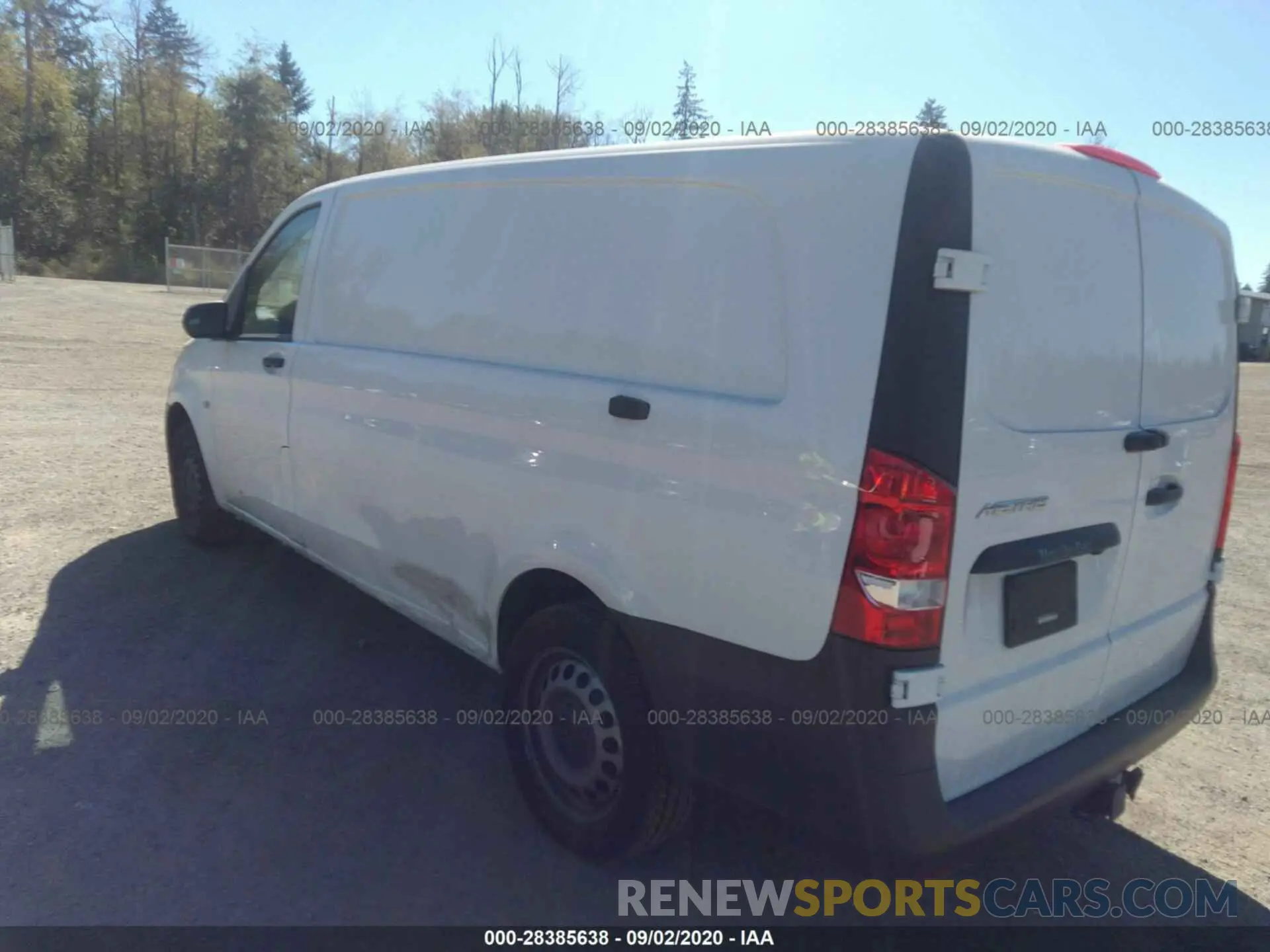 3 Photograph of a damaged car WD3PG3EA9K3607085 MERCEDES-BENZ METRIS CARGO VAN 2019