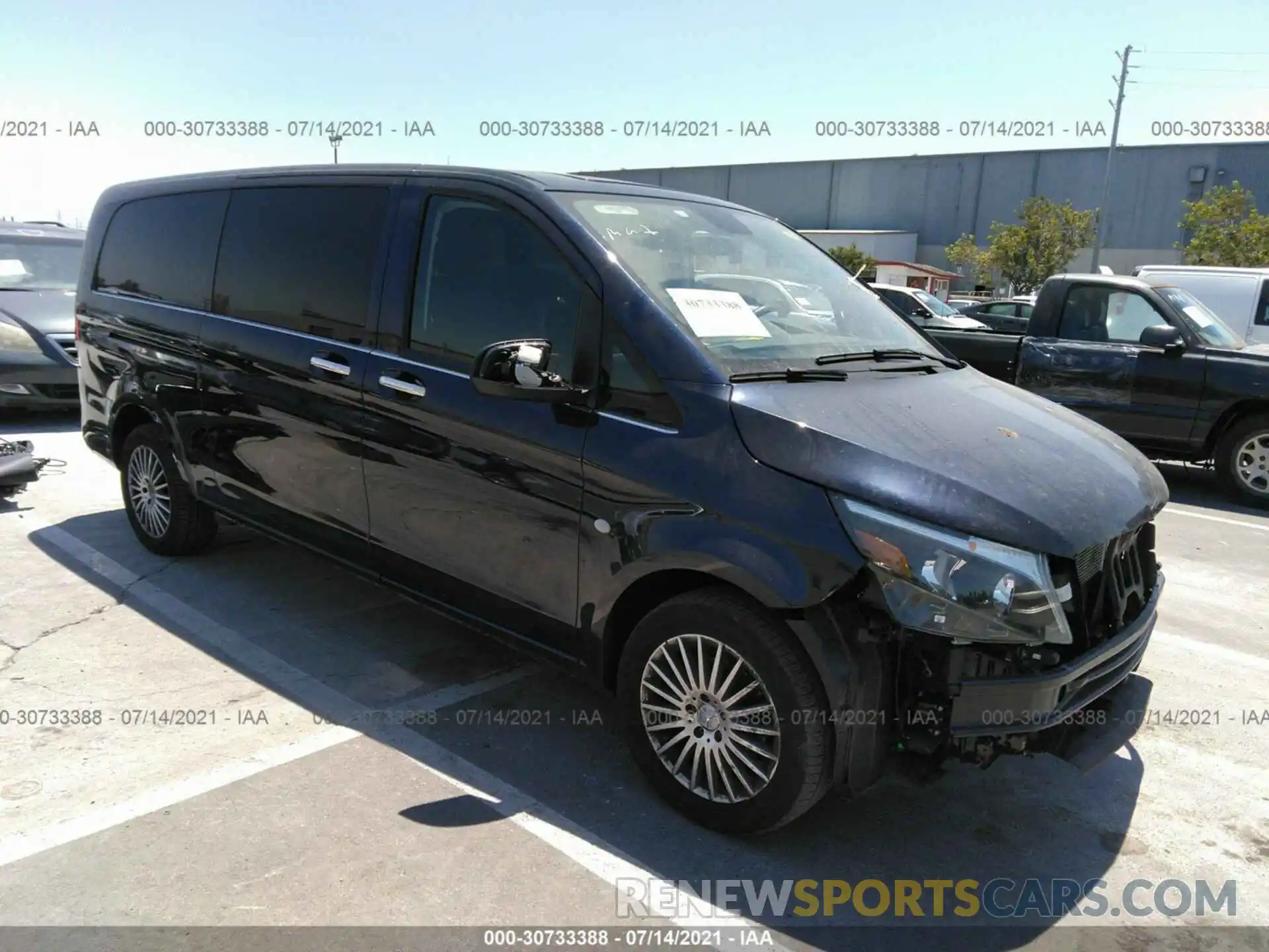 1 Photograph of a damaged car W1YV0CEY1L3689096 MERCEDES-BENZ METRIS CARGO VAN 2020