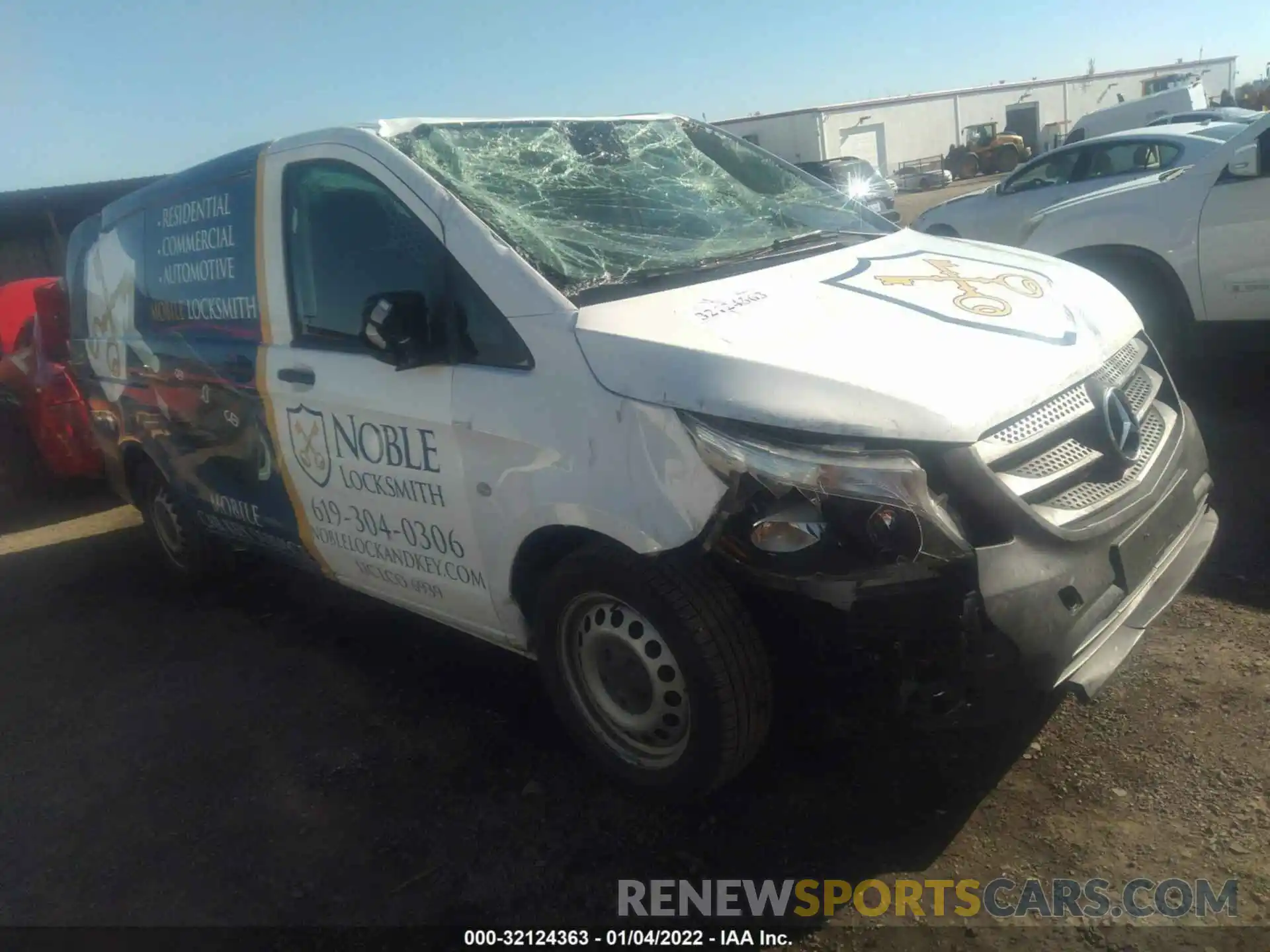 1 Photograph of a damaged car WD3PG2EA1L3673030 MERCEDES-BENZ METRIS CARGO VAN 2020