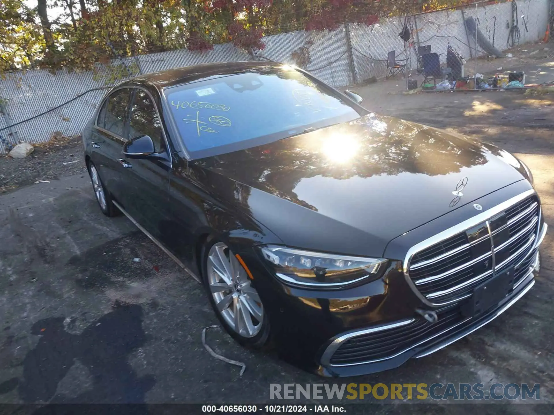 1 Photograph of a damaged car W1K6G6DB2NA069722 MERCEDES-BENZ S 500 2022