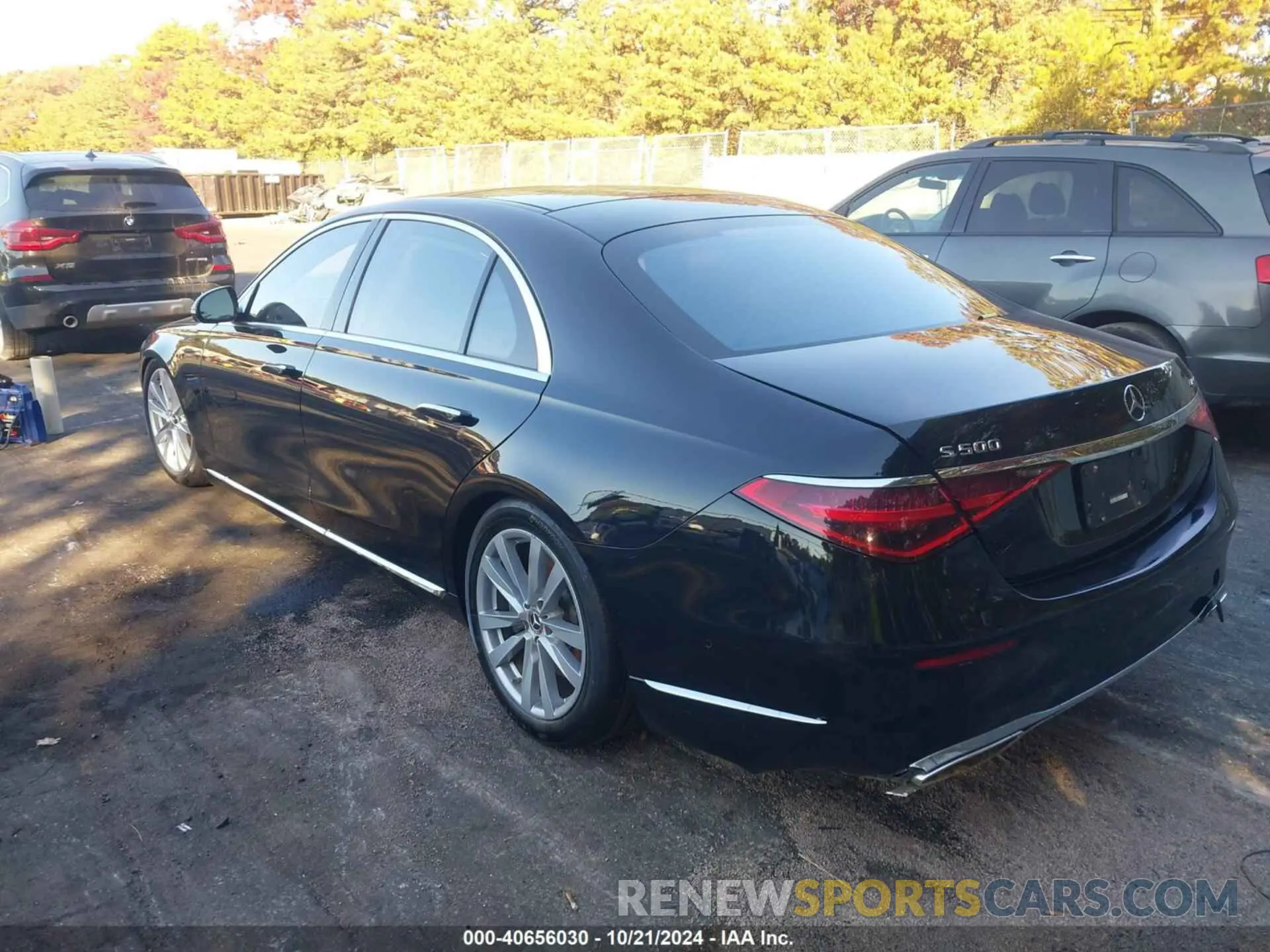 3 Photograph of a damaged car W1K6G6DB2NA069722 MERCEDES-BENZ S 500 2022