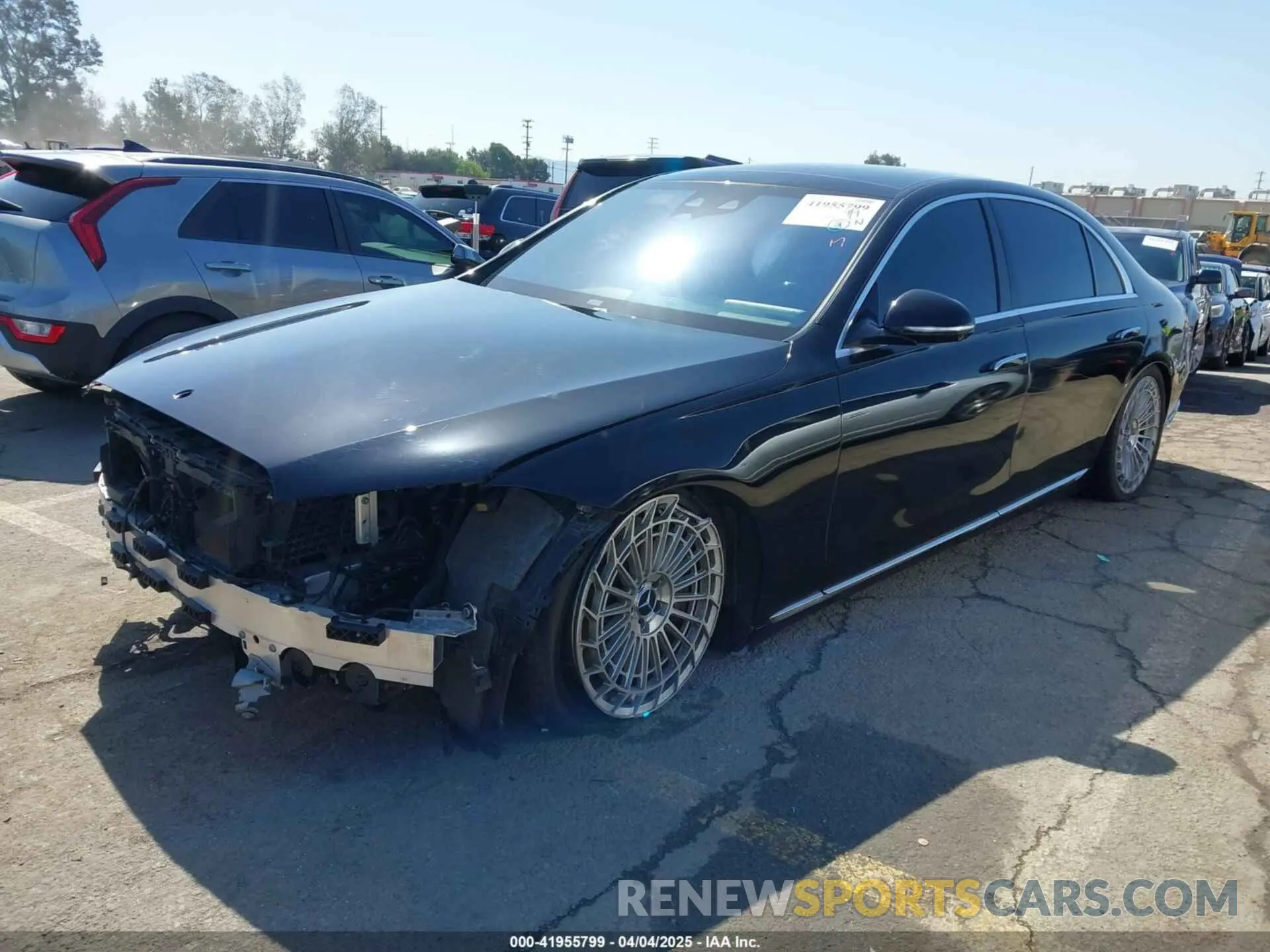 2 Photograph of a damaged car W1K6G6DB0PA186878 MERCEDES-BENZ S 500 2023
