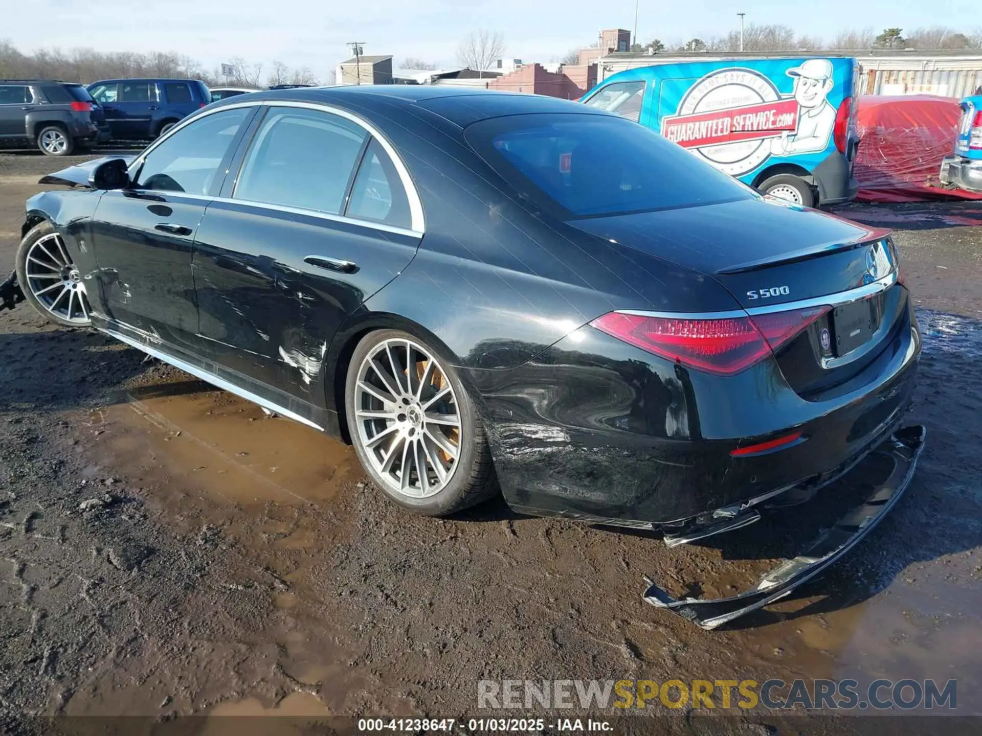 17 Photograph of a damaged car W1K6G6DB2PA173405 MERCEDES-BENZ S 500 2023