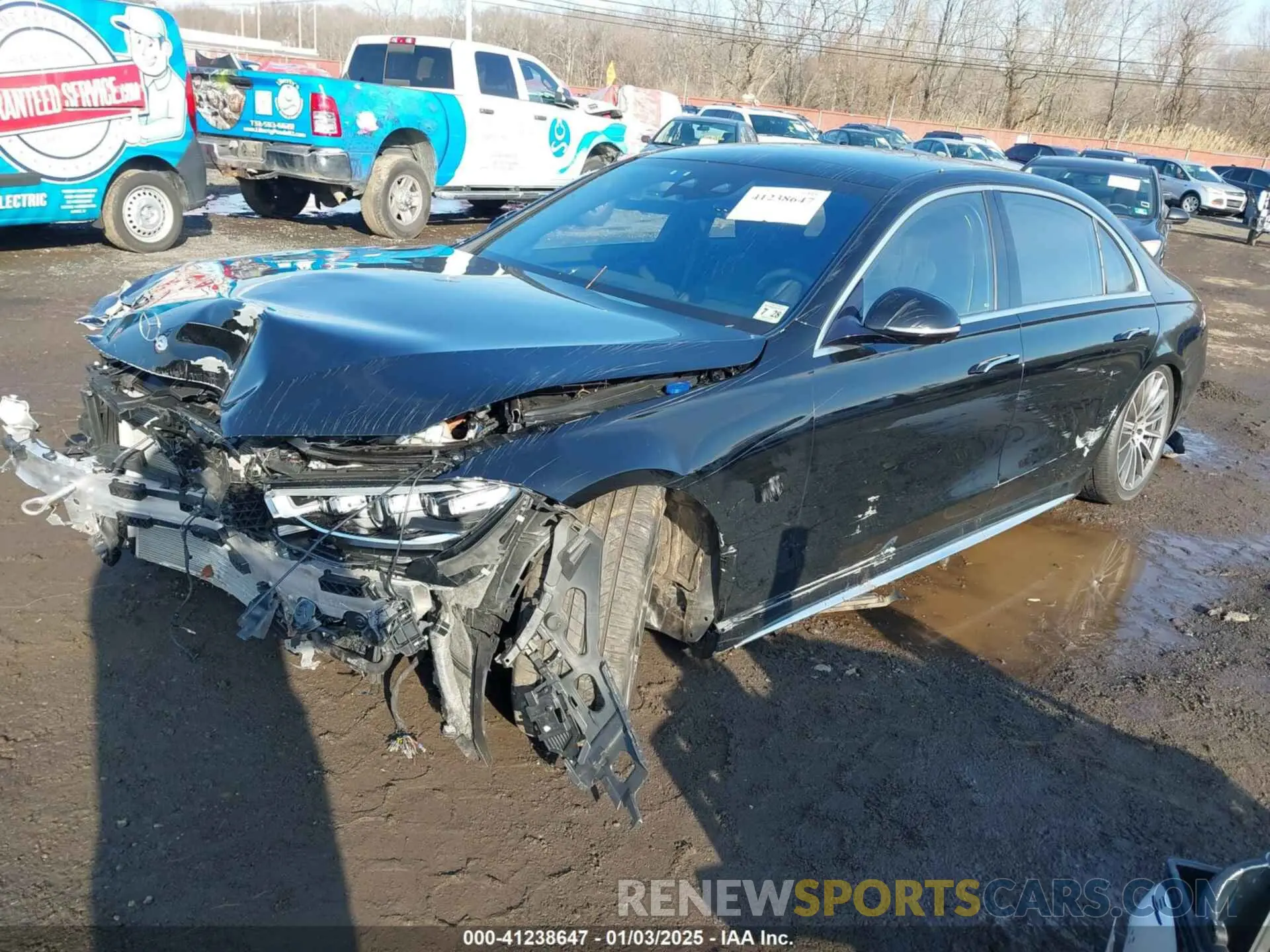 2 Photograph of a damaged car W1K6G6DB2PA173405 MERCEDES-BENZ S 500 2023