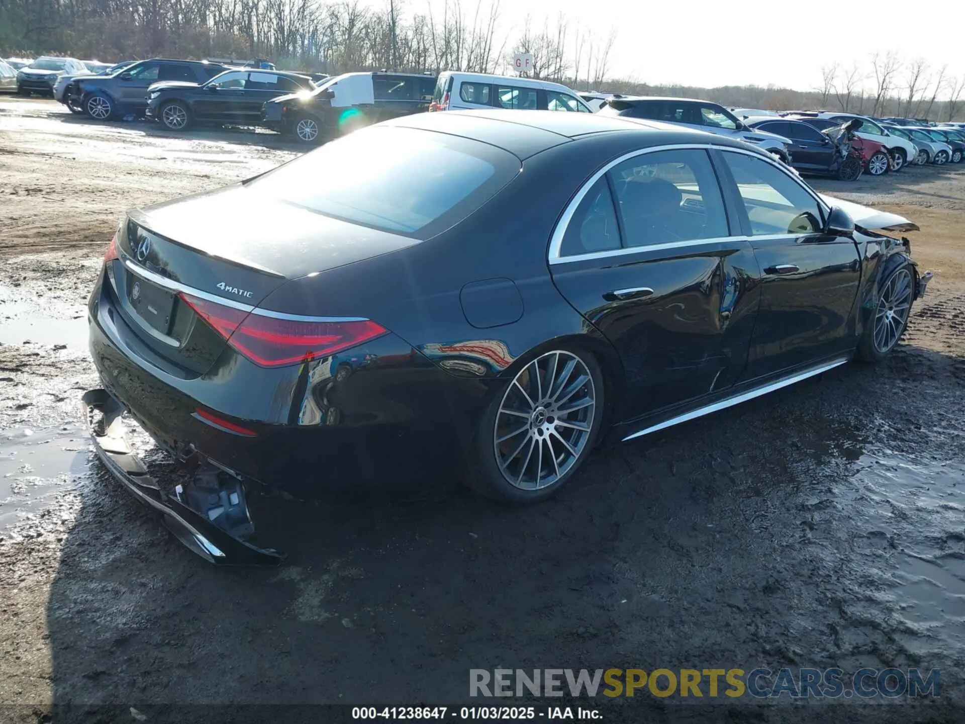 4 Photograph of a damaged car W1K6G6DB2PA173405 MERCEDES-BENZ S 500 2023