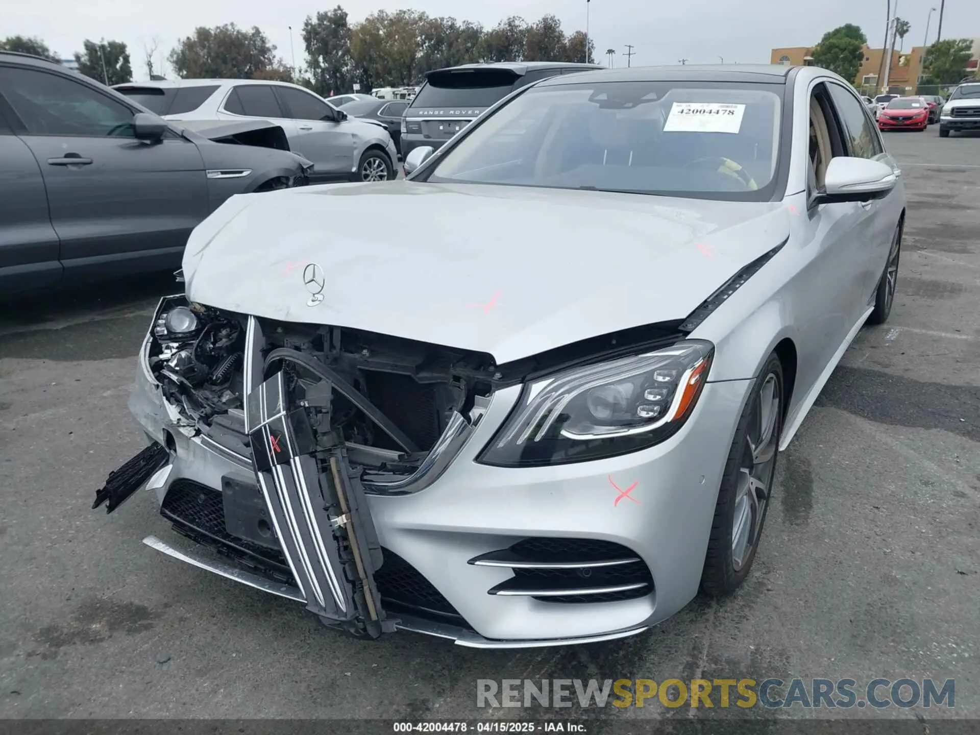 2 Photograph of a damaged car WDDUG8DB8KA438078 MERCEDES-BENZ S 560 2019