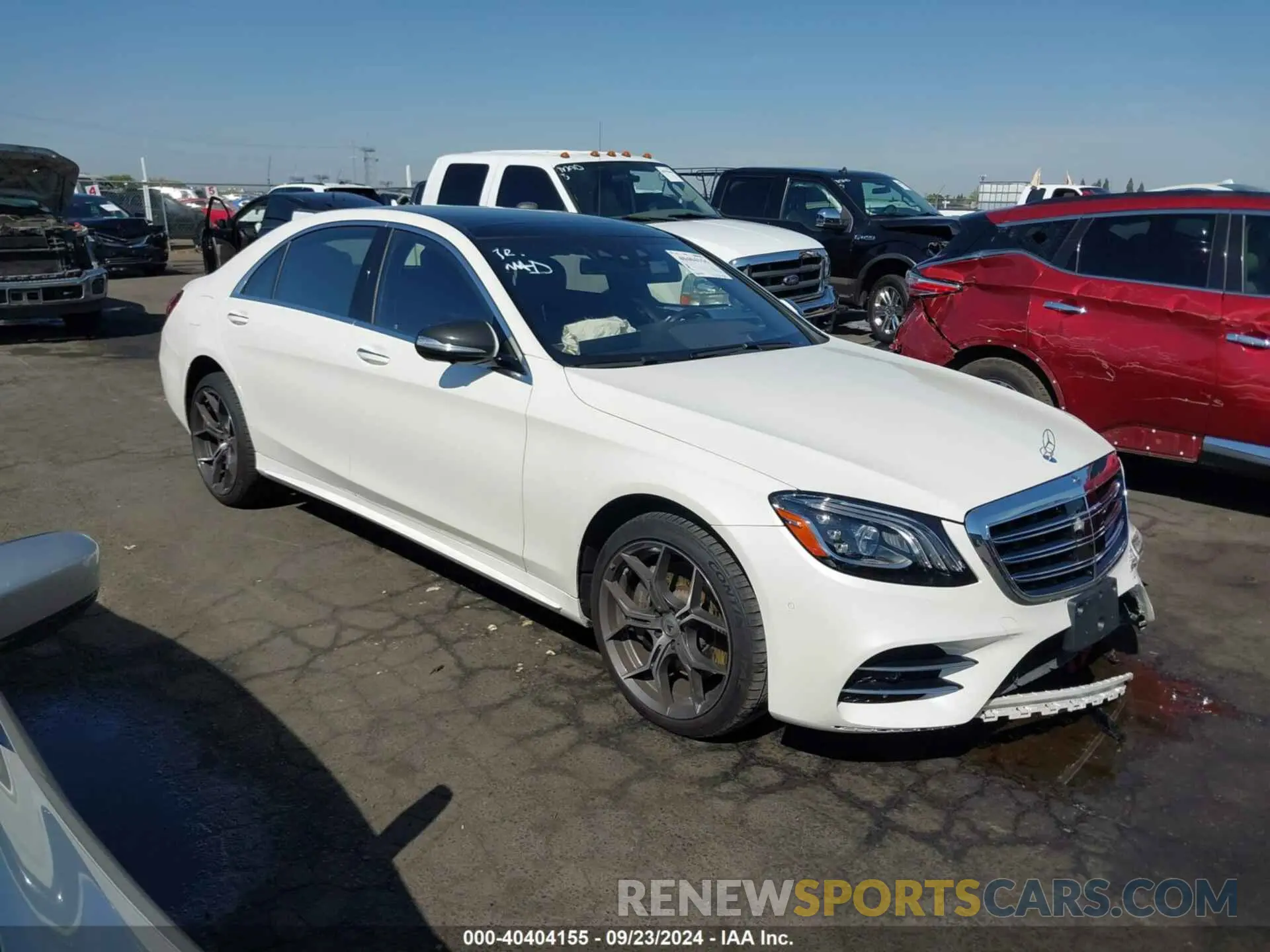 1 Photograph of a damaged car WDDUG8DB9KA434251 MERCEDES-BENZ S 560 2019