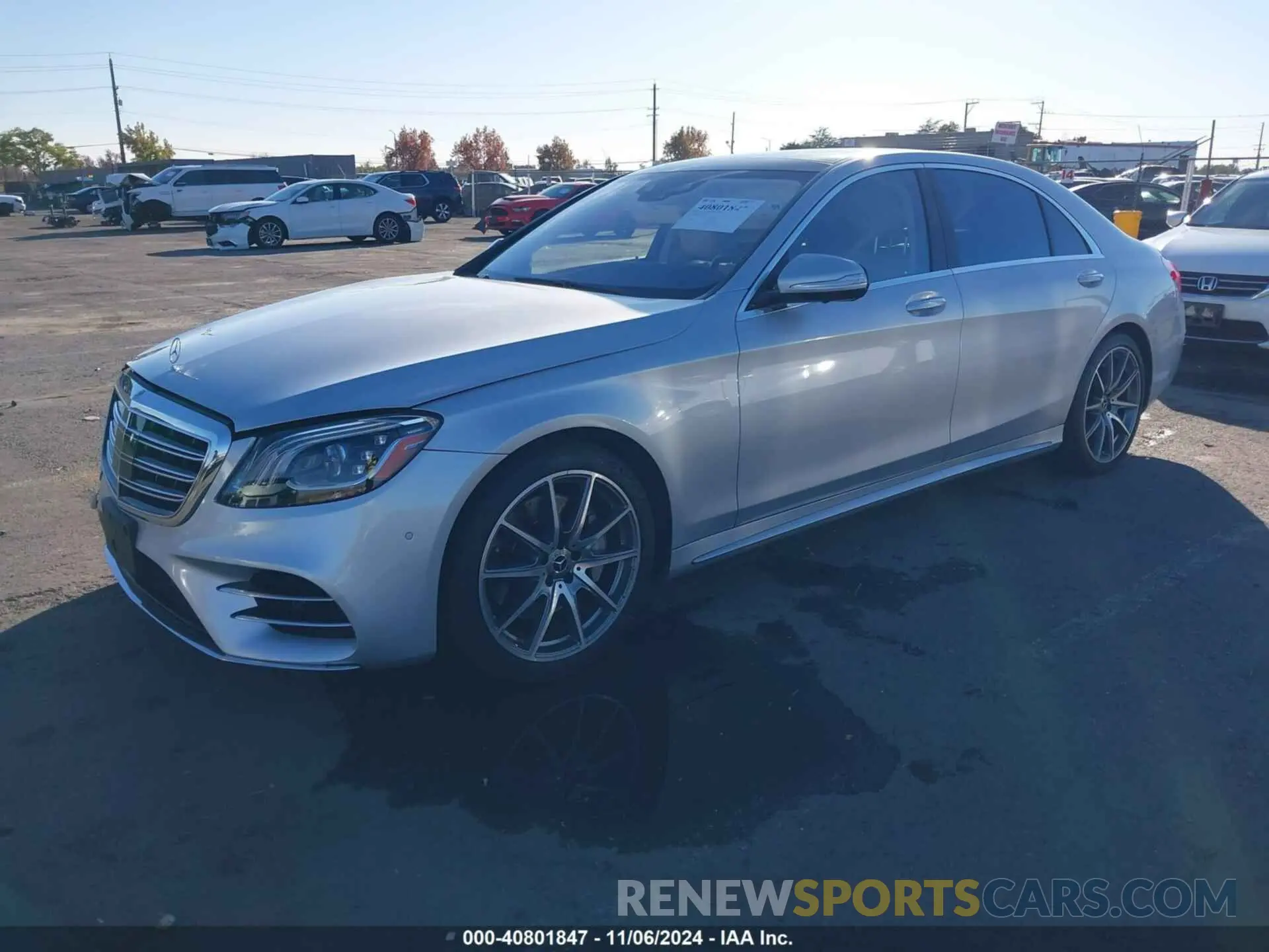 2 Photograph of a damaged car WDDUG8DB9KA453527 MERCEDES-BENZ S 560 2019
