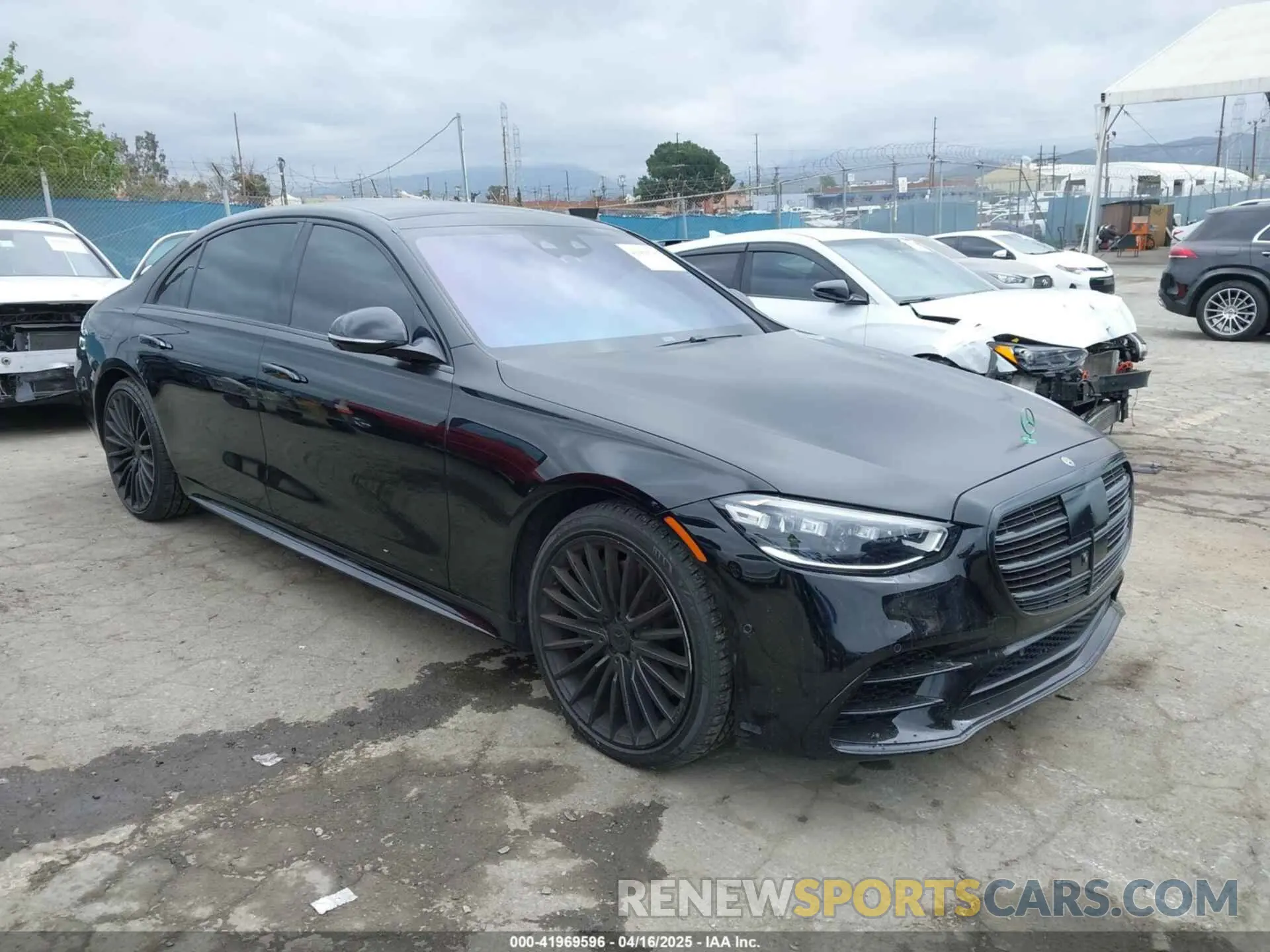 1 Photograph of a damaged car W1K6G7GB4MA042831 MERCEDES-BENZ S 580 2021