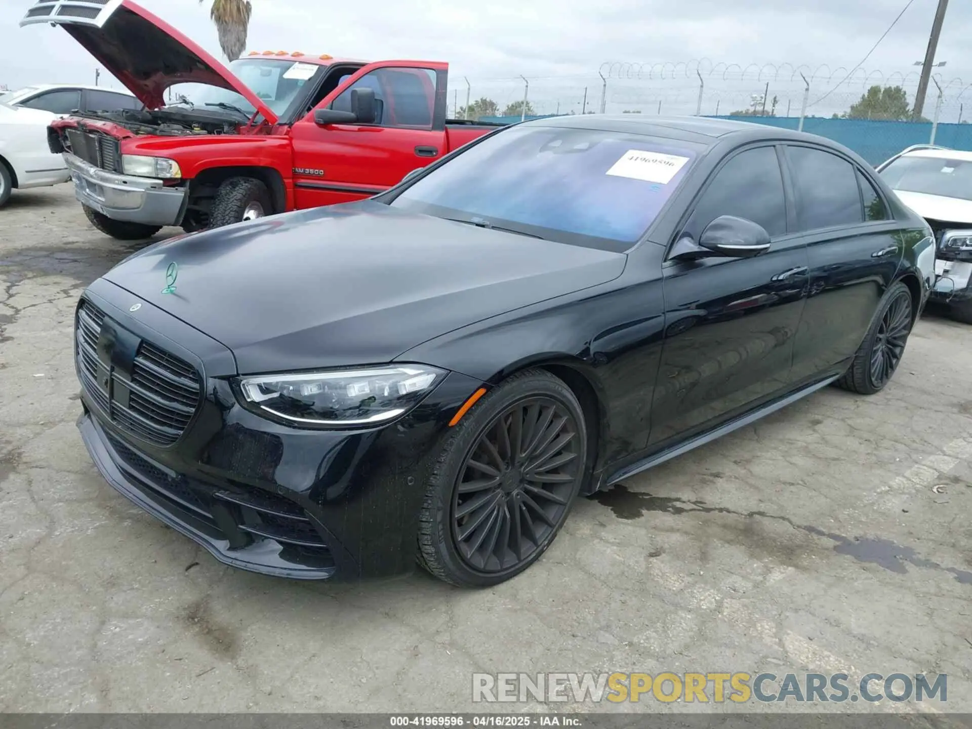 2 Photograph of a damaged car W1K6G7GB4MA042831 MERCEDES-BENZ S 580 2021