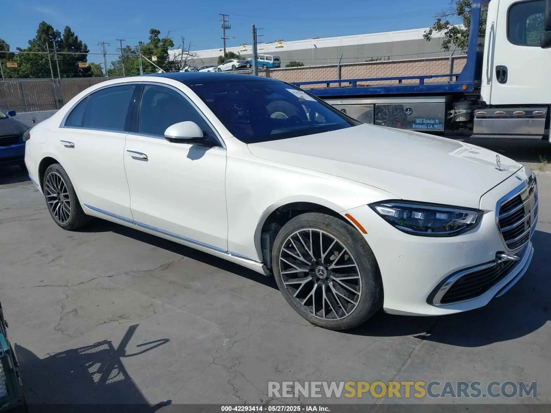 1 Photograph of a damaged car W1K6G7GB5MA017002 MERCEDES-BENZ S 580 2021
