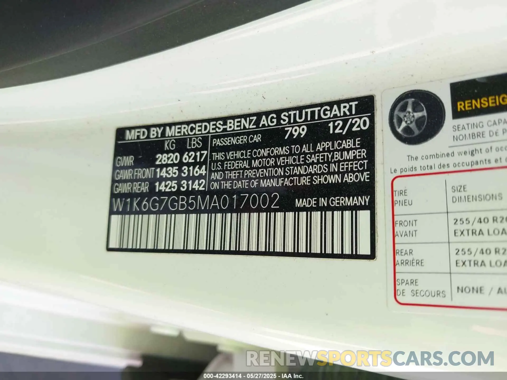 9 Photograph of a damaged car W1K6G7GB5MA017002 MERCEDES-BENZ S 580 2021