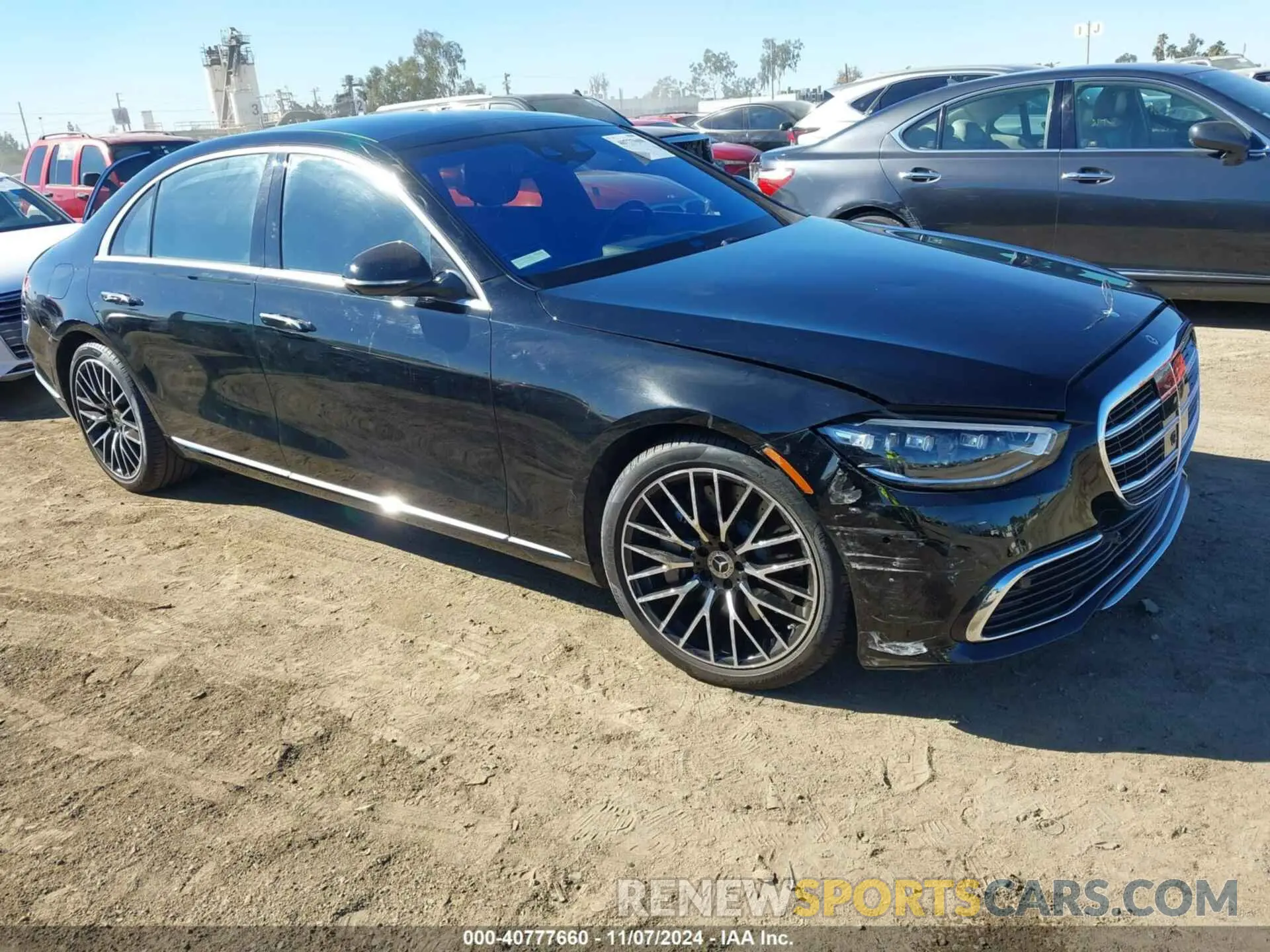 1 Photograph of a damaged car W1K6G7GB7MA018202 MERCEDES-BENZ S 580 2021