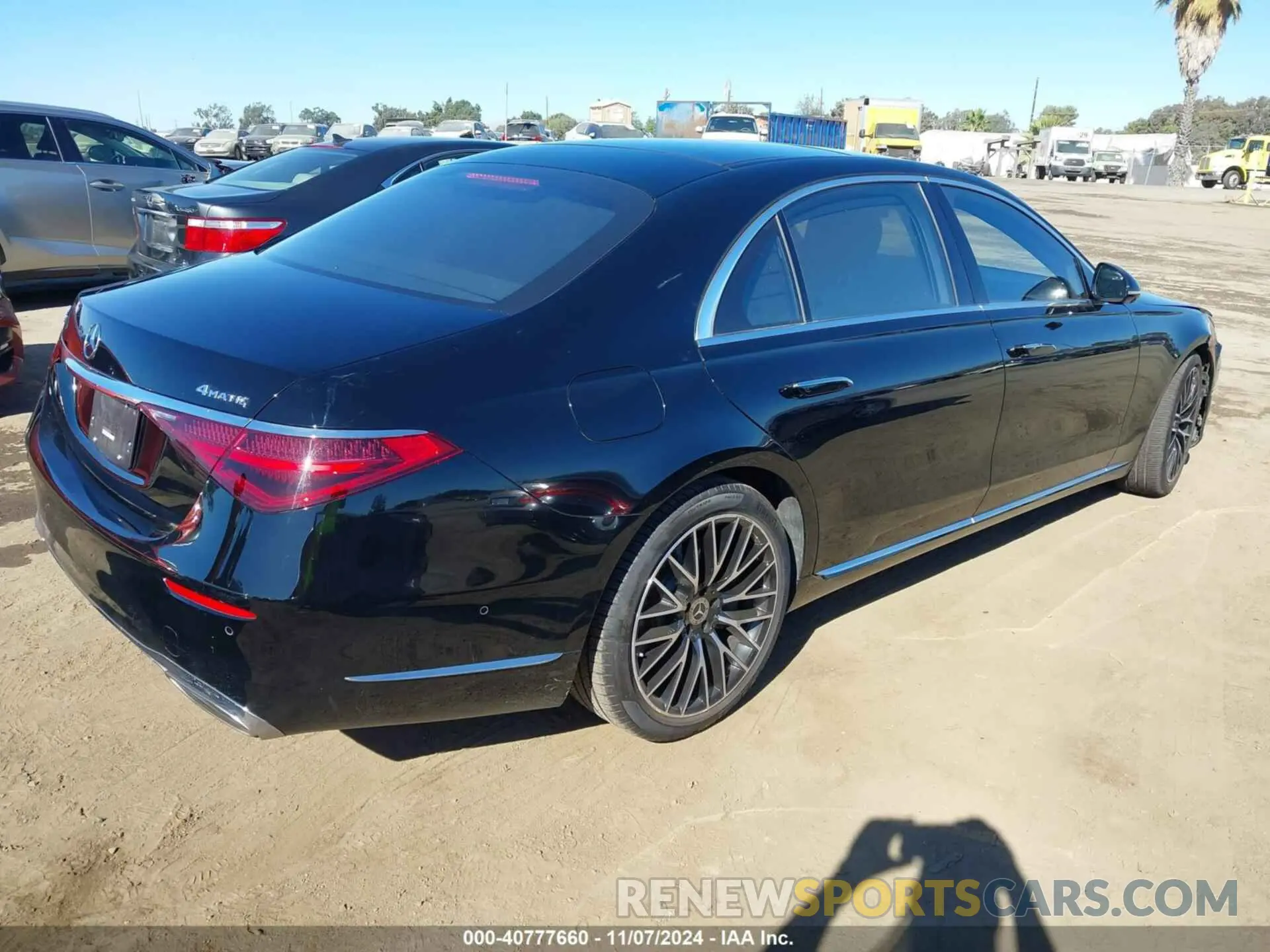 4 Photograph of a damaged car W1K6G7GB7MA018202 MERCEDES-BENZ S 580 2021