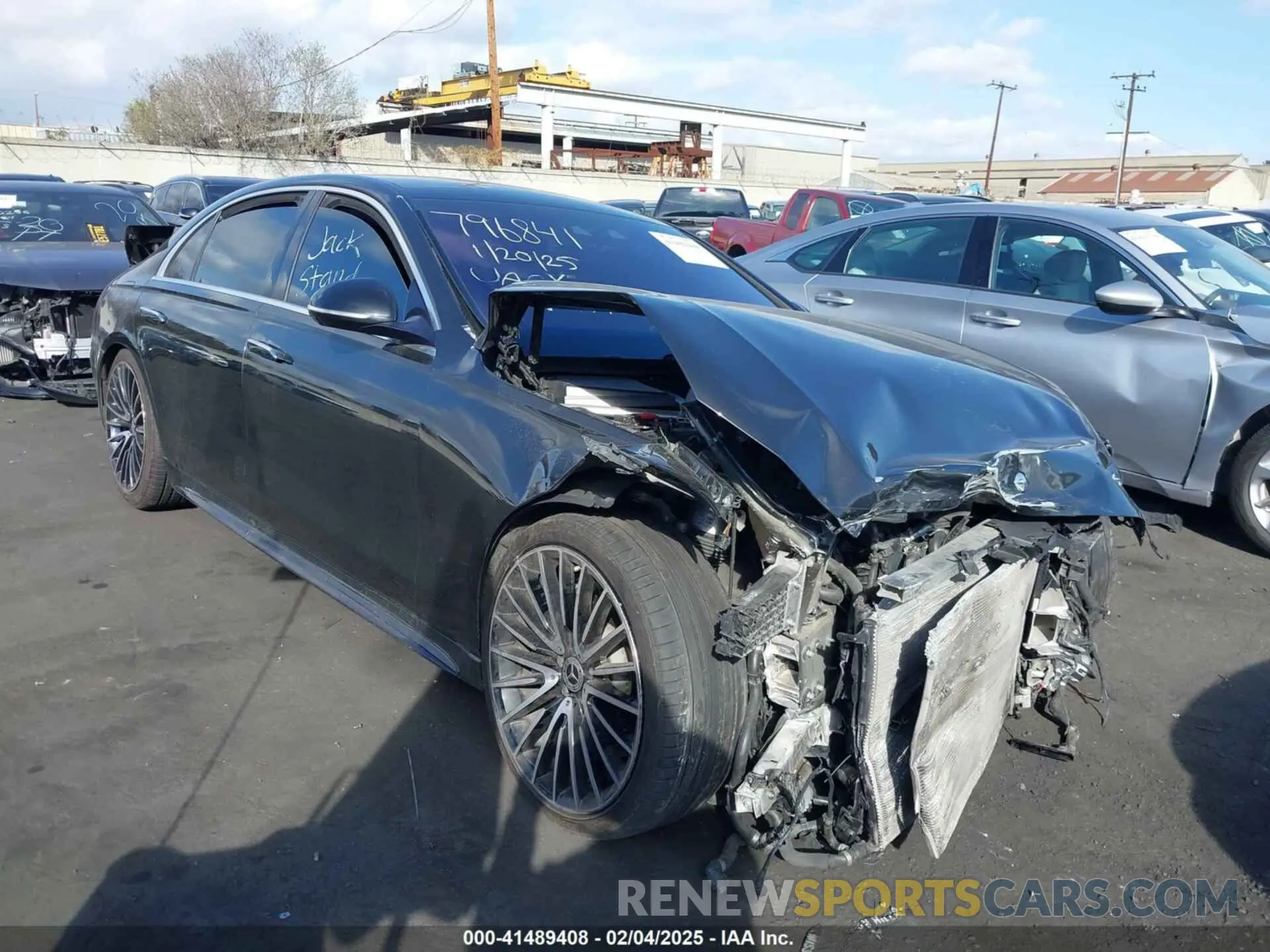 1 Photograph of a damaged car W1K6G7GB7MA057744 MERCEDES-BENZ S 580 2021