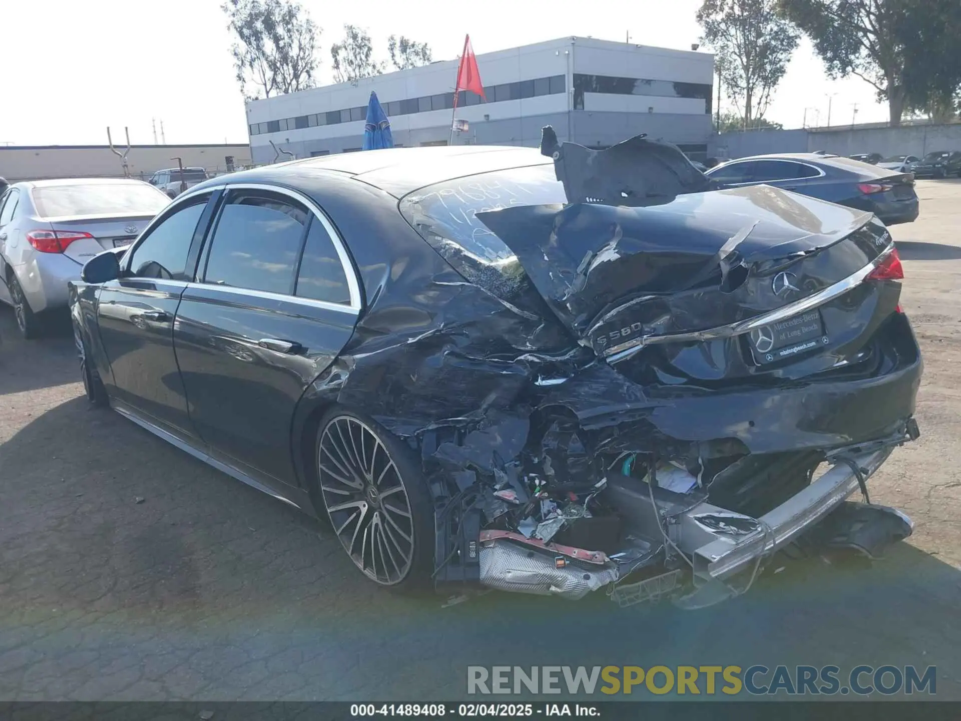 3 Photograph of a damaged car W1K6G7GB7MA057744 MERCEDES-BENZ S 580 2021
