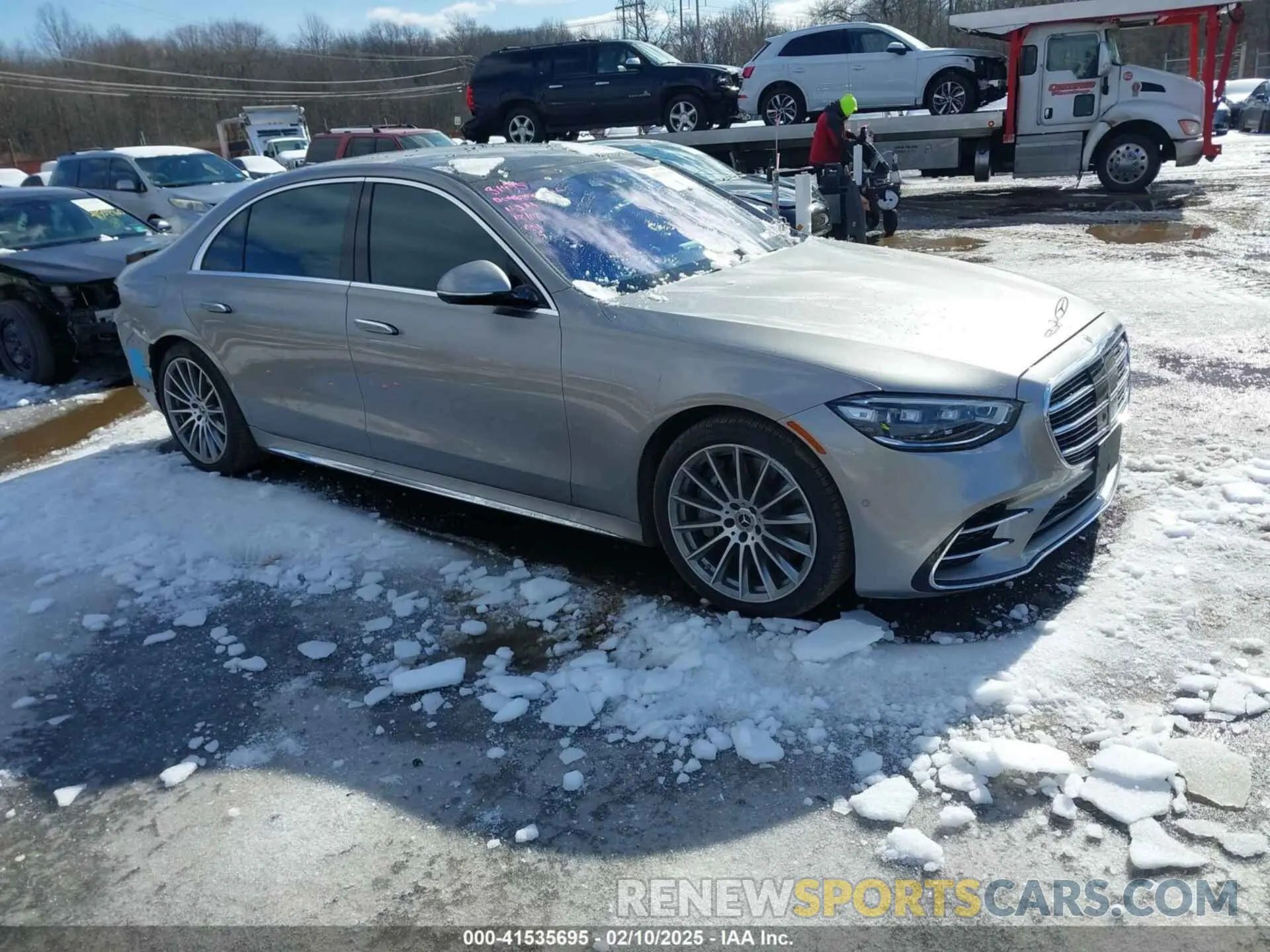 1 Photograph of a damaged car W1K6G7GB8MA021061 MERCEDES-BENZ S 580 2021